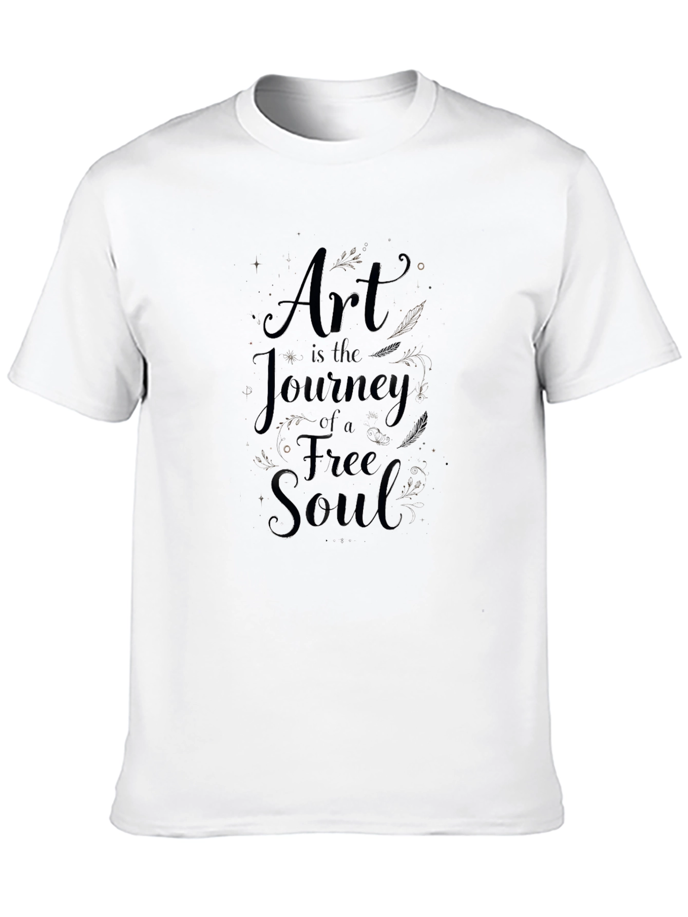 Art is the Journey Graphic Tee - Black