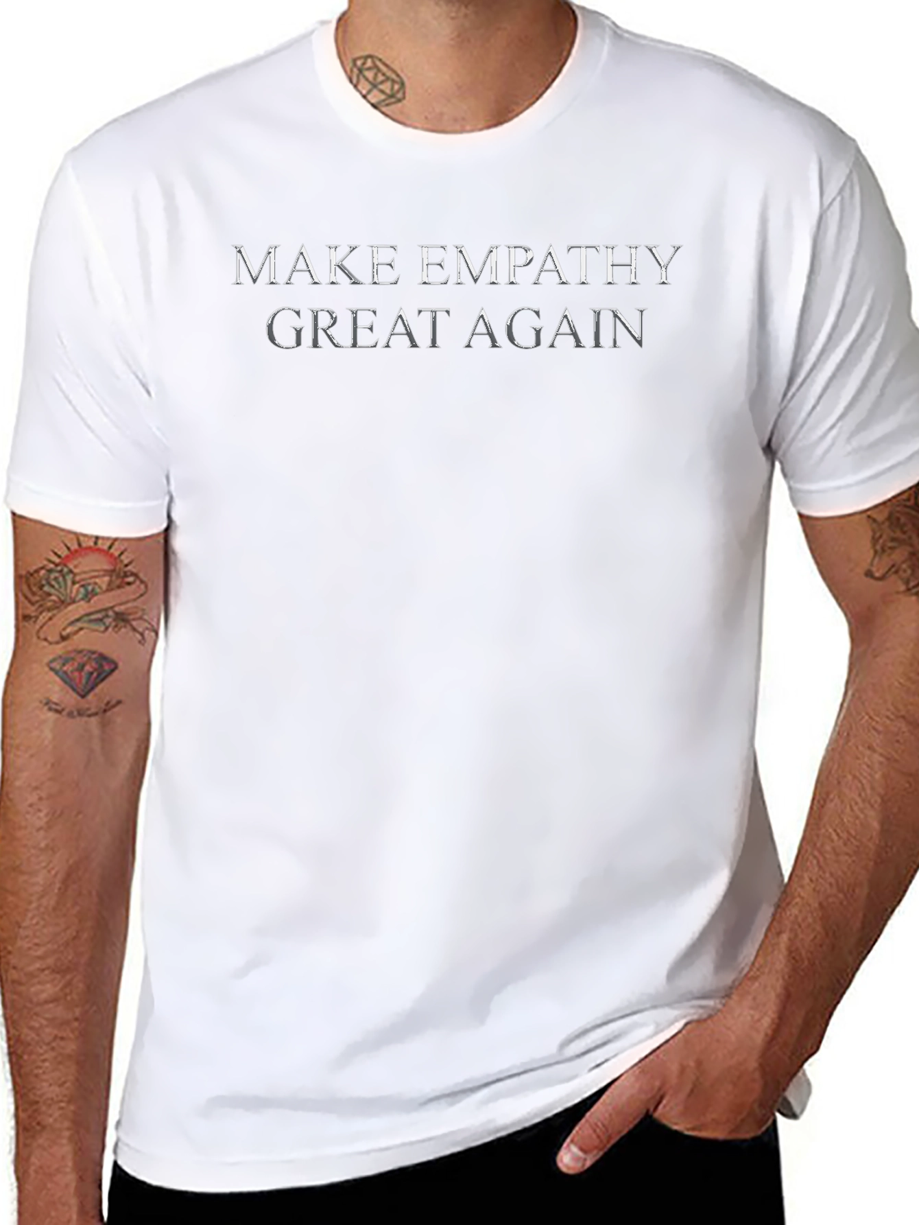 Make Empathy Great Again - Black Tee