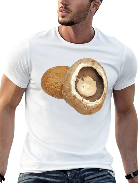 Mushroom Graphic Tee - Foodie Fashion