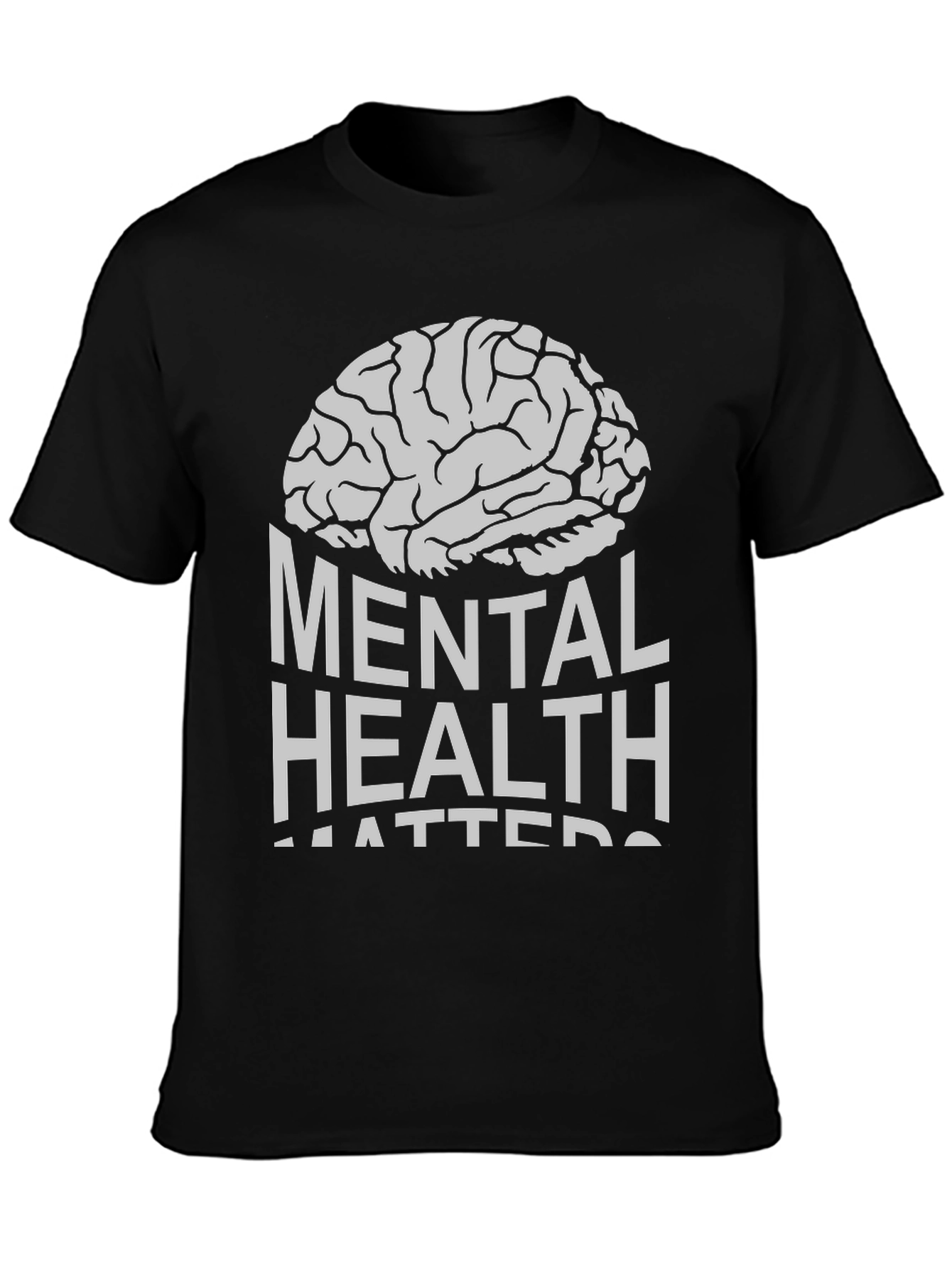 Mental Health Matters T-Shirt: Brain Graphic Tee