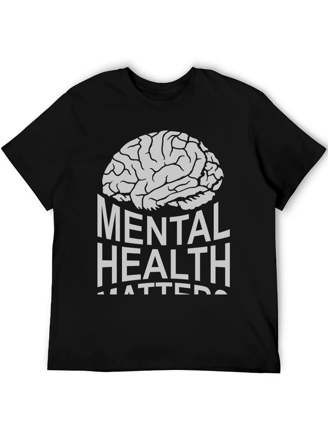 Mental Health Matters T-Shirt: Brain Graphic Tee