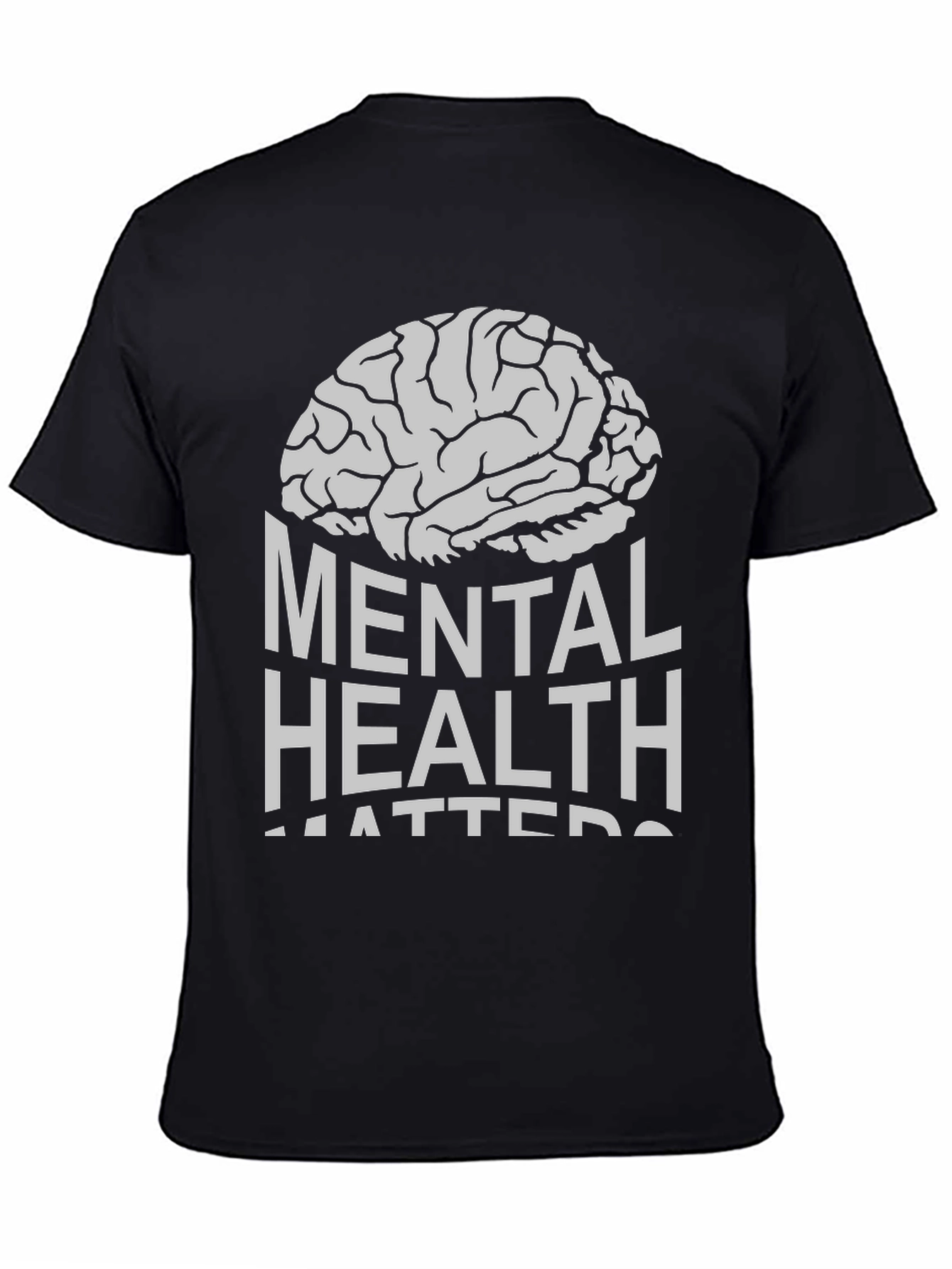 Mental Health Matters T-Shirt: Brain Graphic Tee