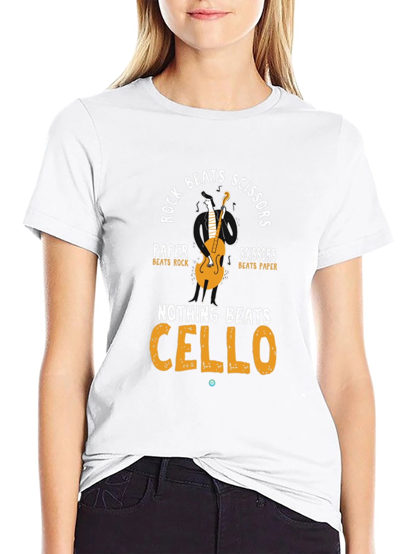 Rock Paper Scissors Cello T-Shirt