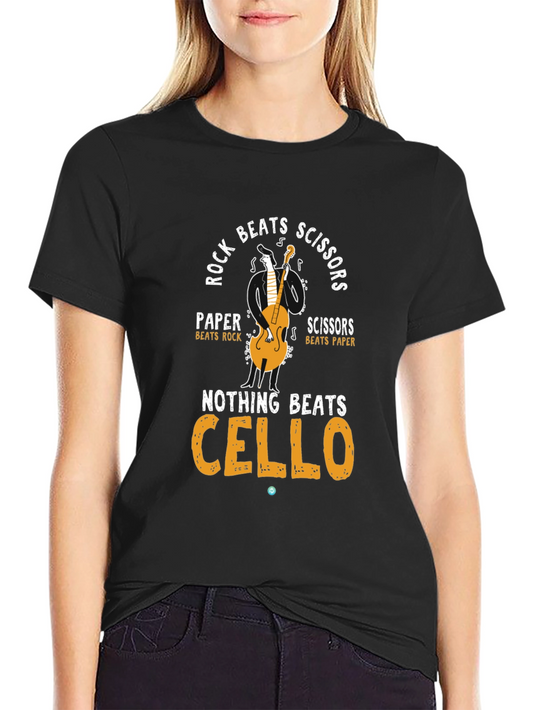 Rock Paper Scissors Cello T-Shirt