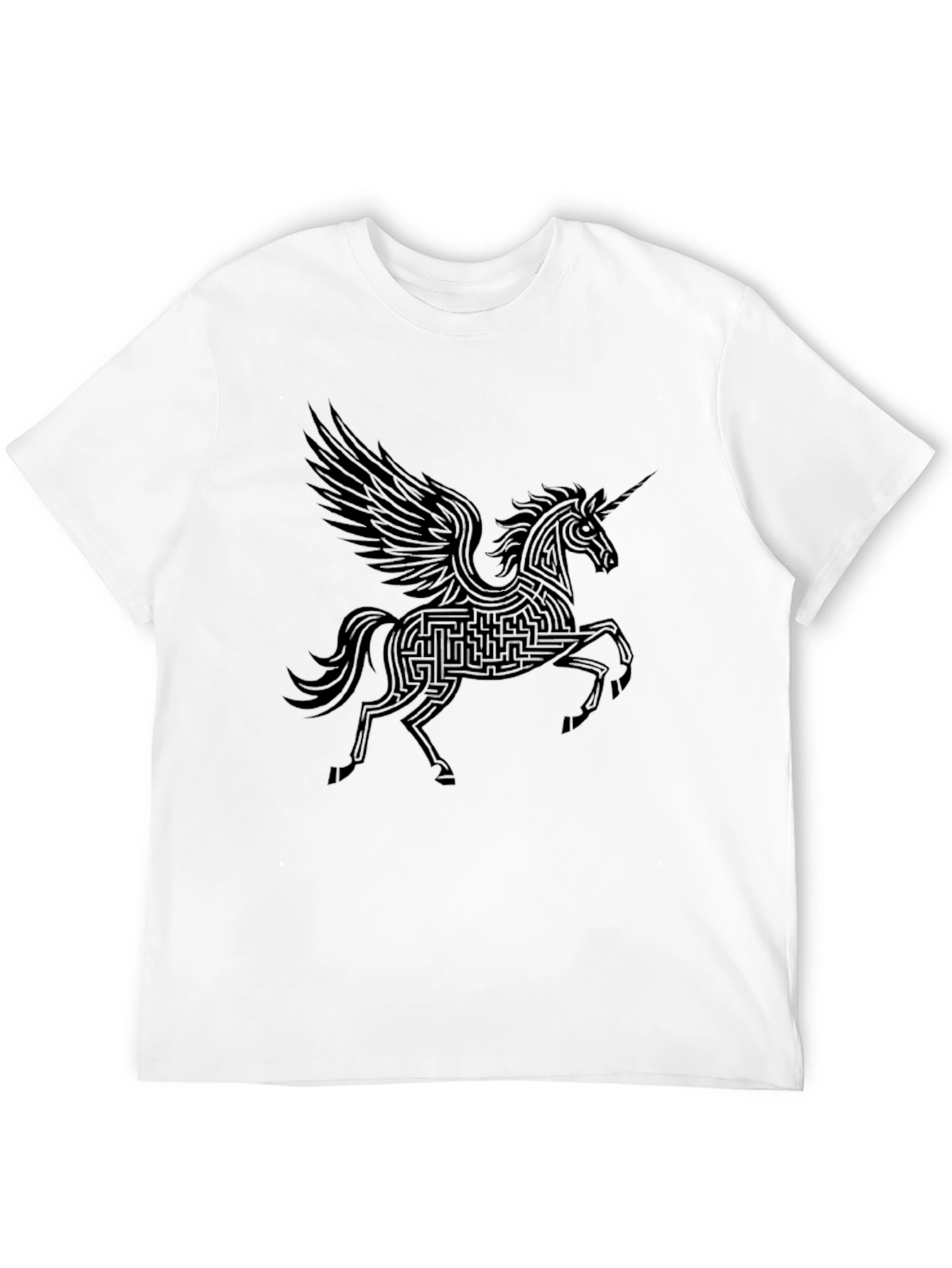 Pegasus Maze Graphic T-Shirt