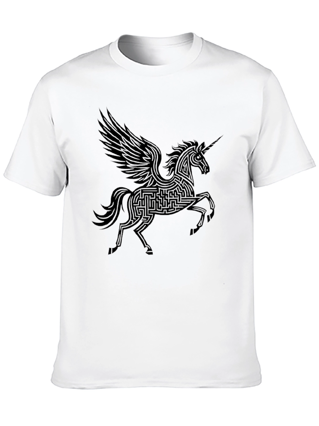 Pegasus Maze Graphic T-Shirt
