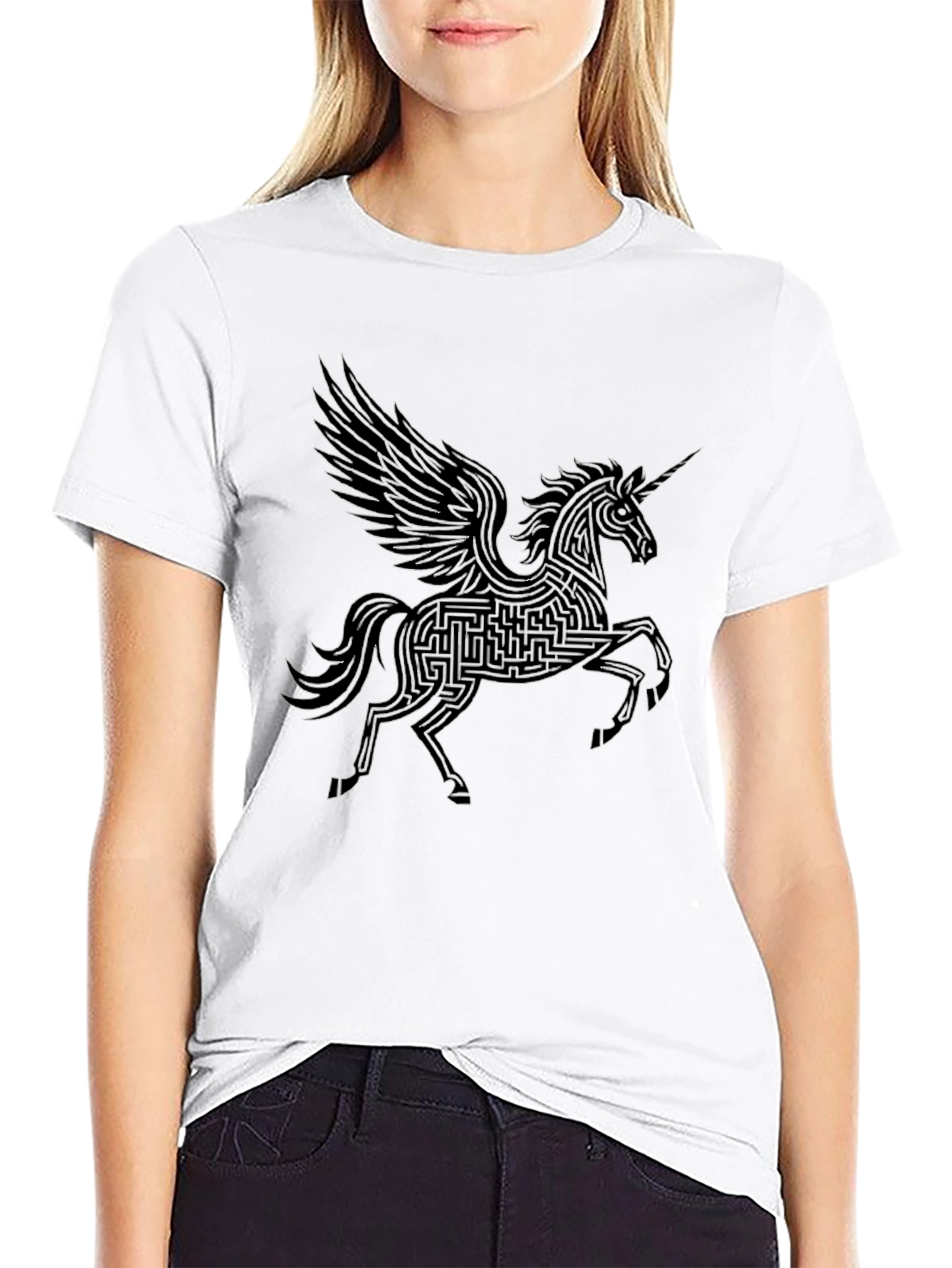 Pegasus Maze Graphic T-Shirt