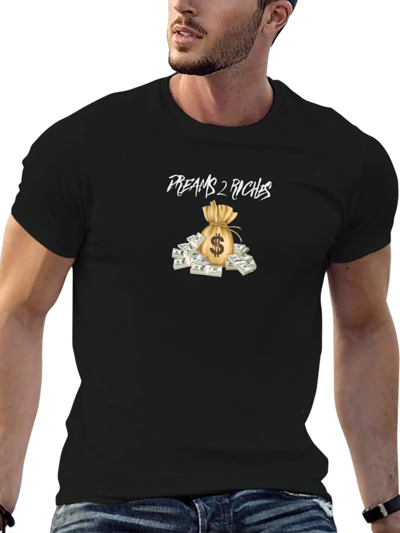 Dreams 2 Riches Graphic Tee - Black