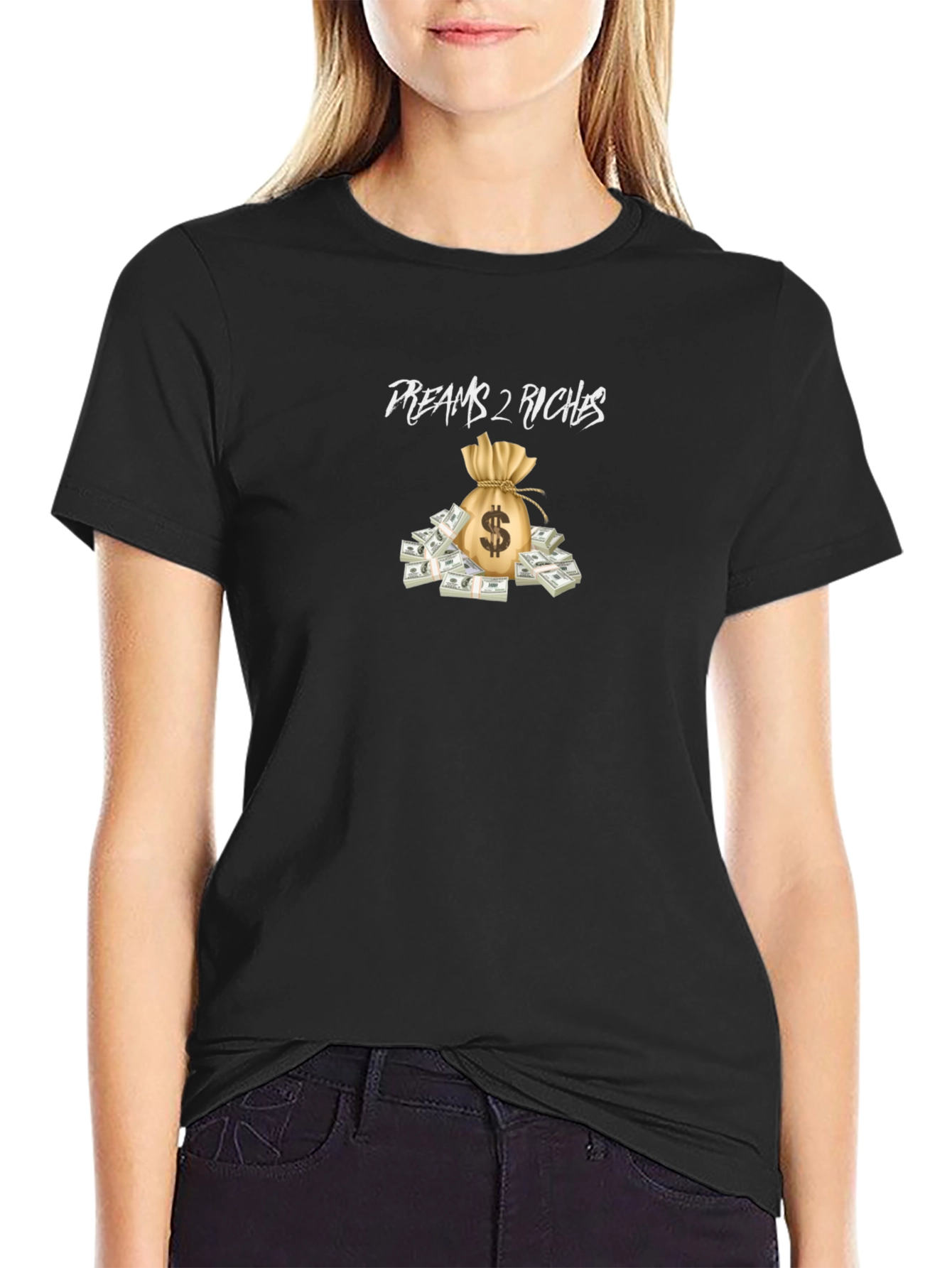 Dreams 2 Riches Graphic Tee - Black