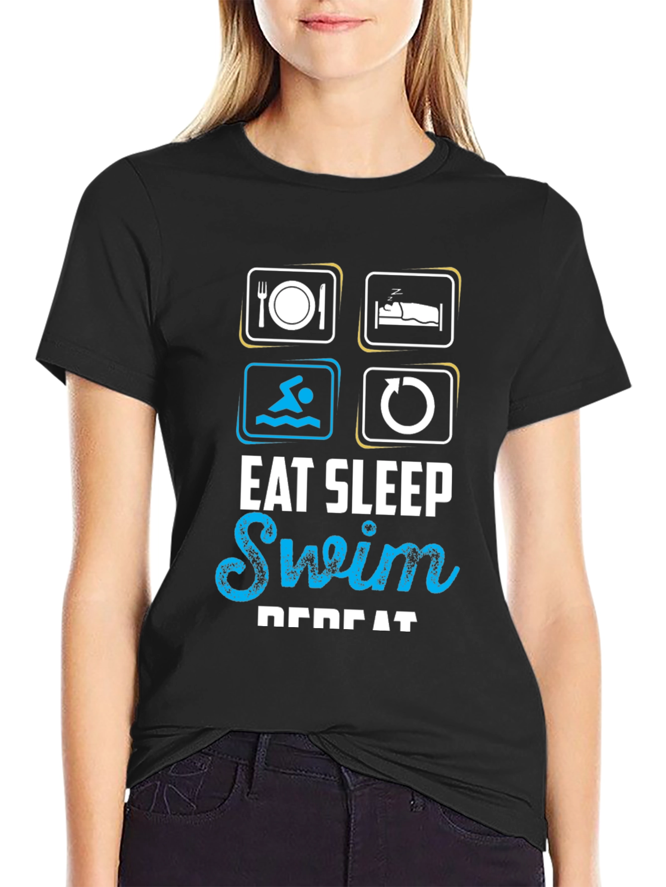 Eat Sleep Swim Repeat T-Shirt