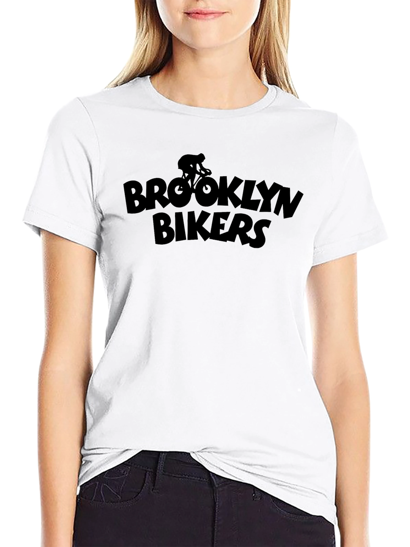 Brooklyn Bikers Black Graphic T-Shirt