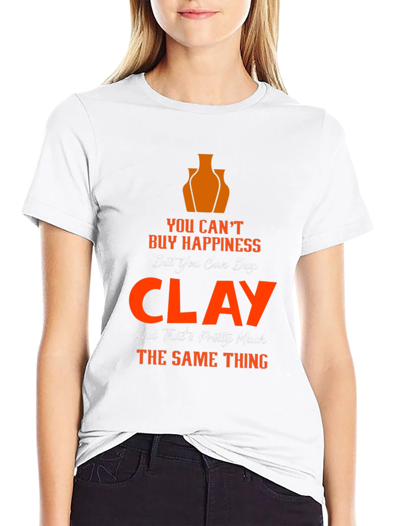 Clay Happiness T-Shirt - Pottery Lover Gift