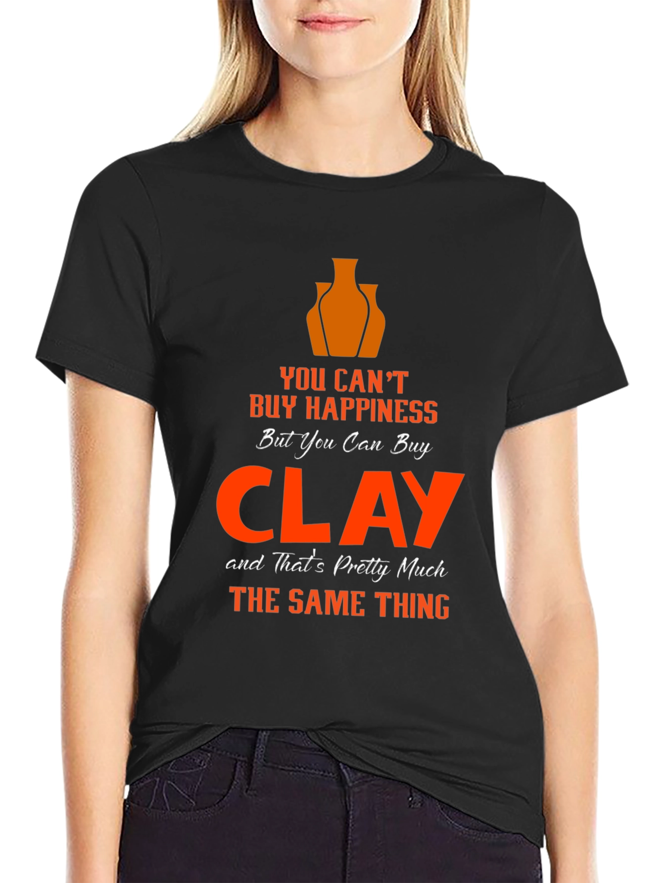 Clay Happiness T-Shirt - Pottery Lover Gift