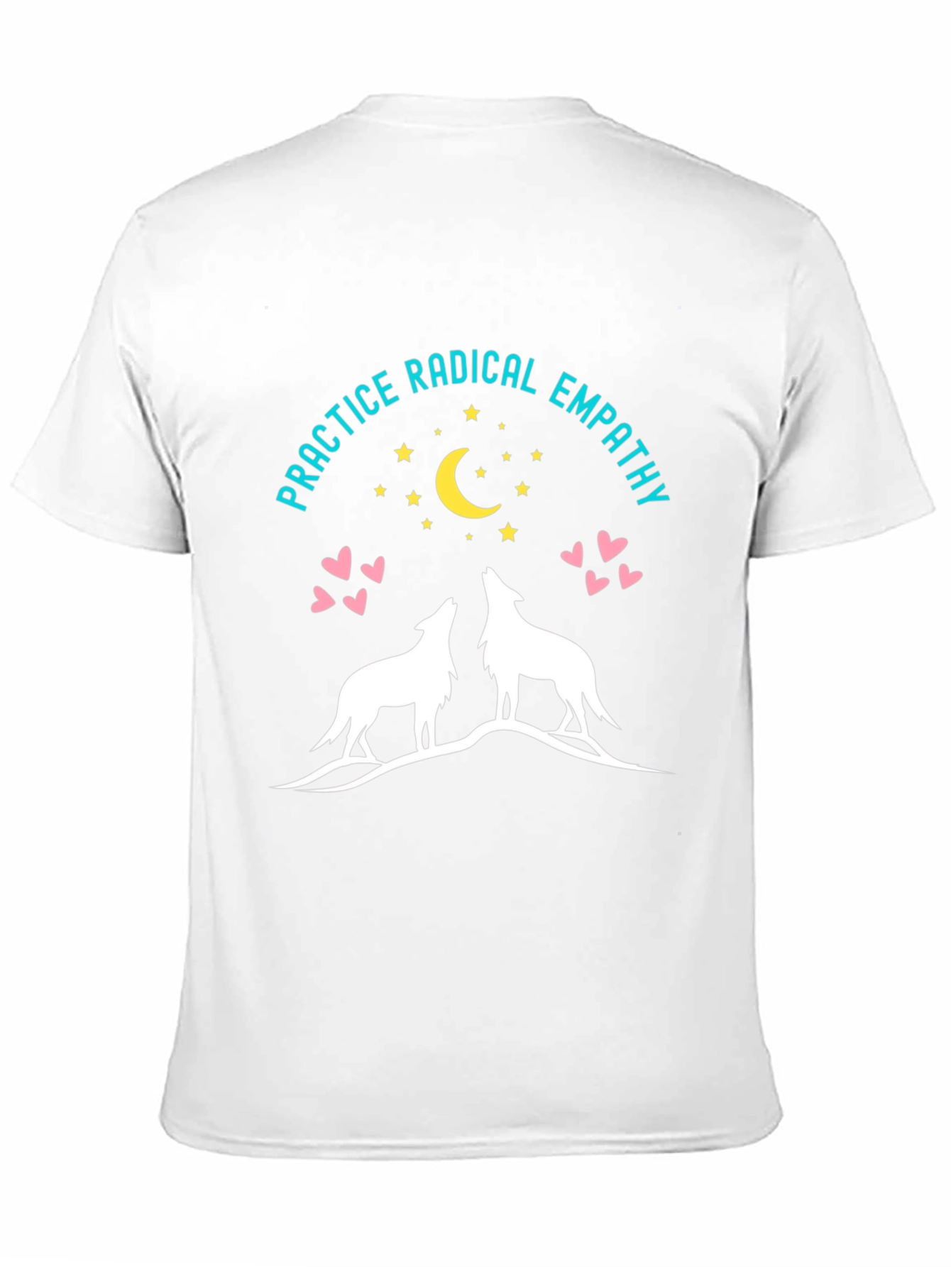 Radical Empathy Wolf Graphic Tee - Black