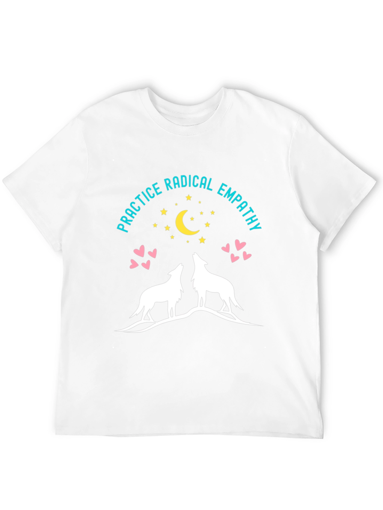 Radical Empathy Wolf Graphic Tee - Black
