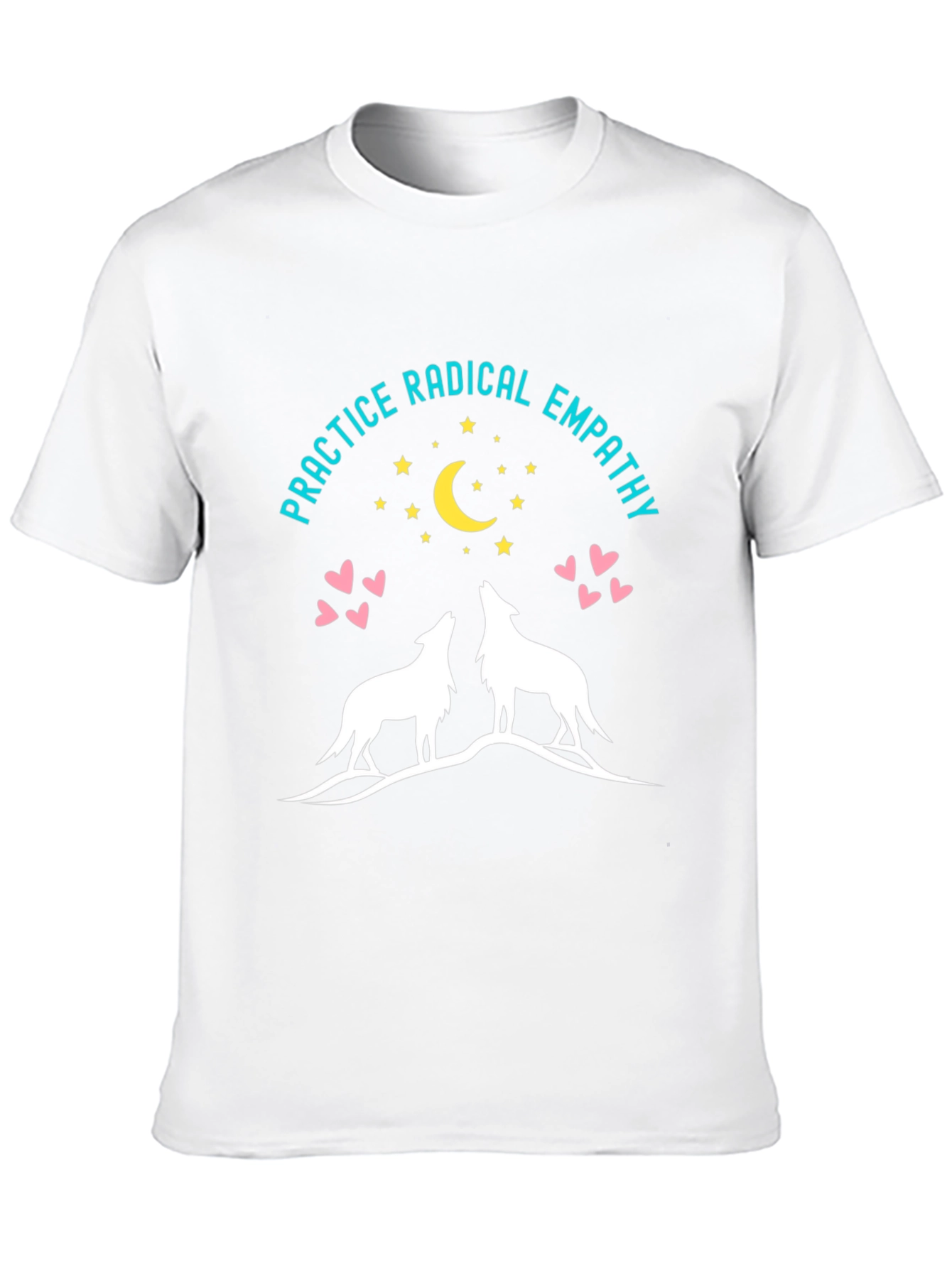 Radical Empathy Wolf Graphic Tee - Black