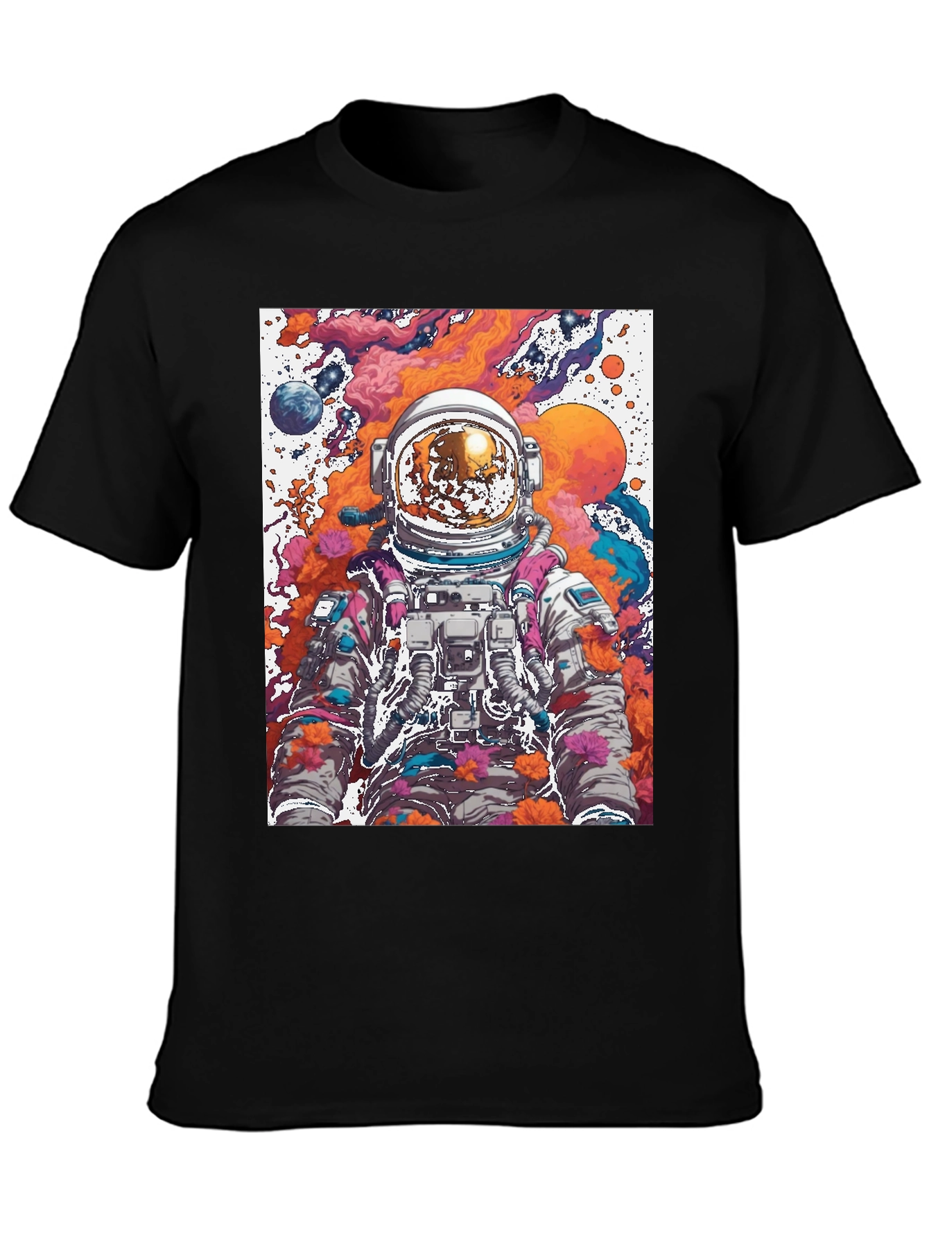 Astronaut Galaxy T-Shirt - Space Graphic Tee