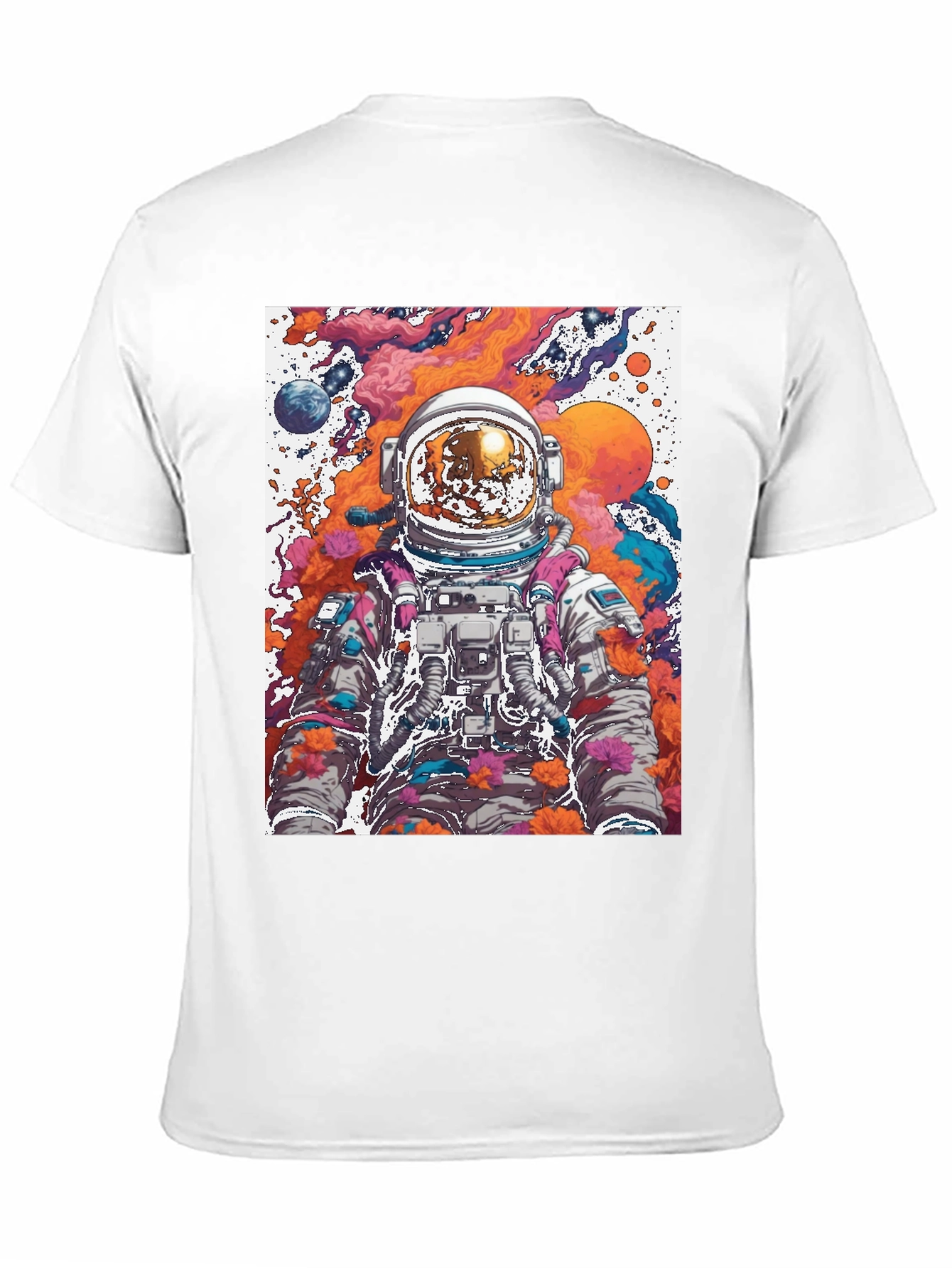 Astronaut Galaxy T-Shirt - Space Graphic Tee