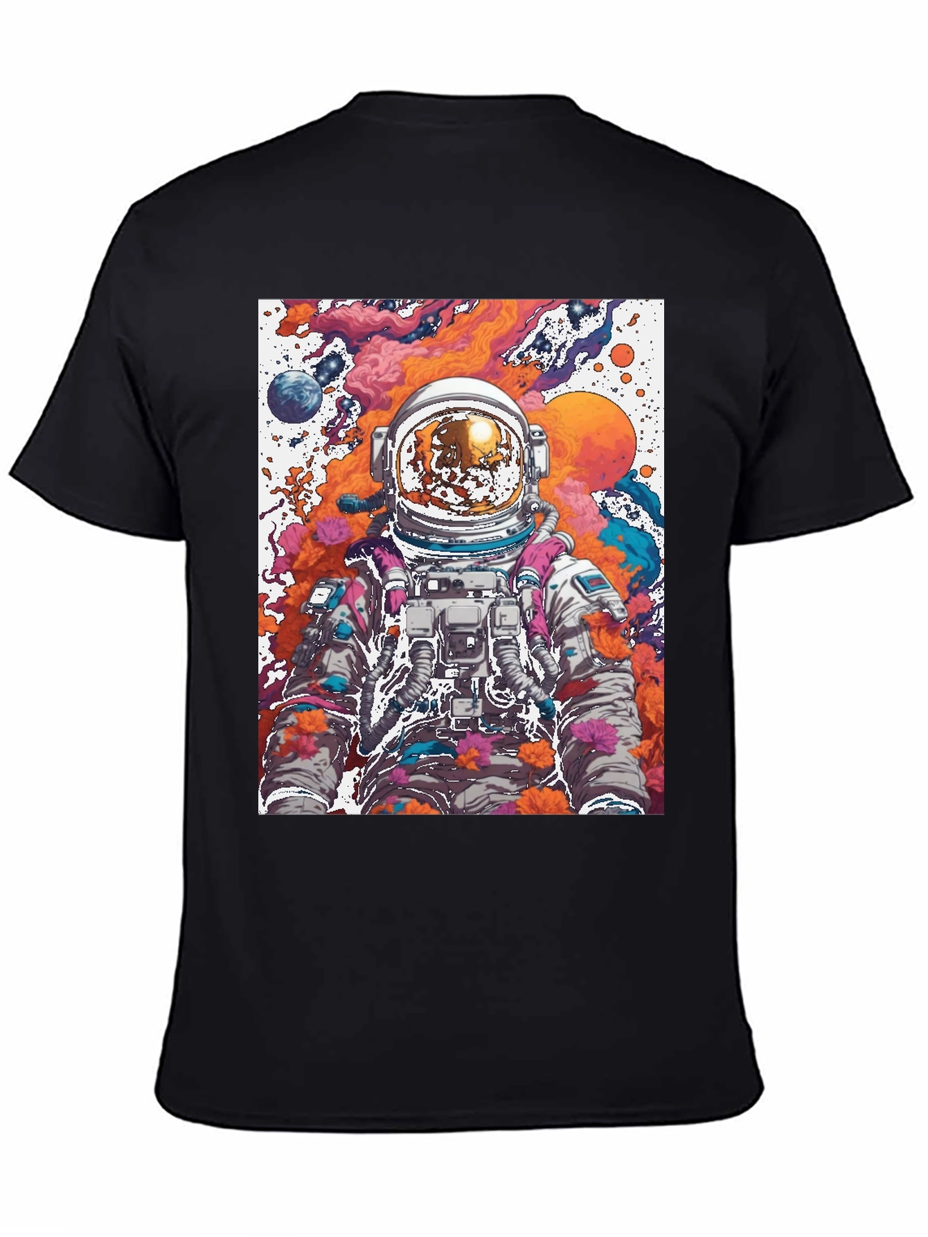 Astronaut Galaxy T-Shirt - Space Graphic Tee