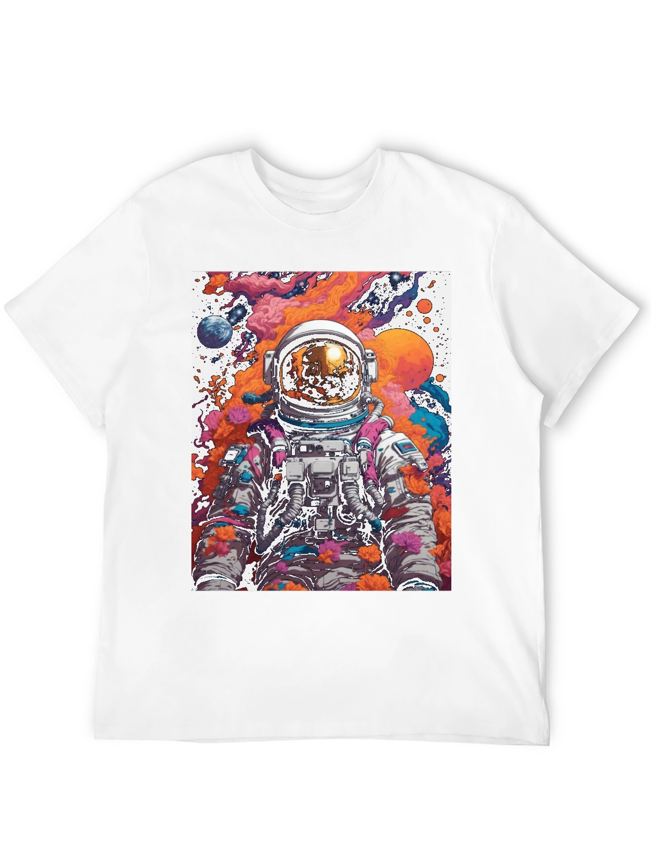 Astronaut Galaxy T-Shirt - Space Graphic Tee