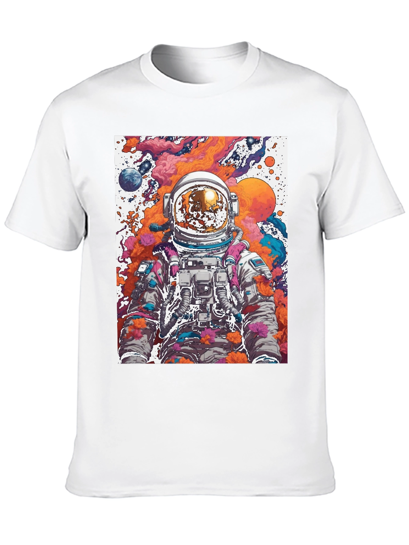 Astronaut Galaxy T-Shirt - Space Graphic Tee