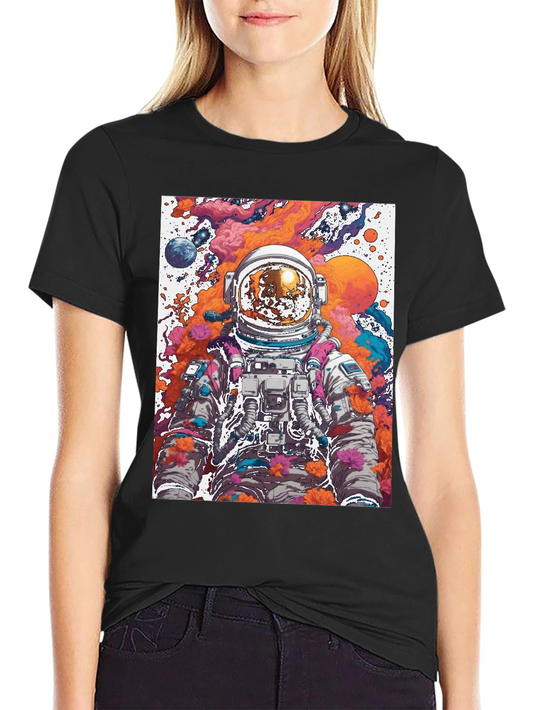 Astronaut Galaxy T-Shirt - Space Graphic Tee