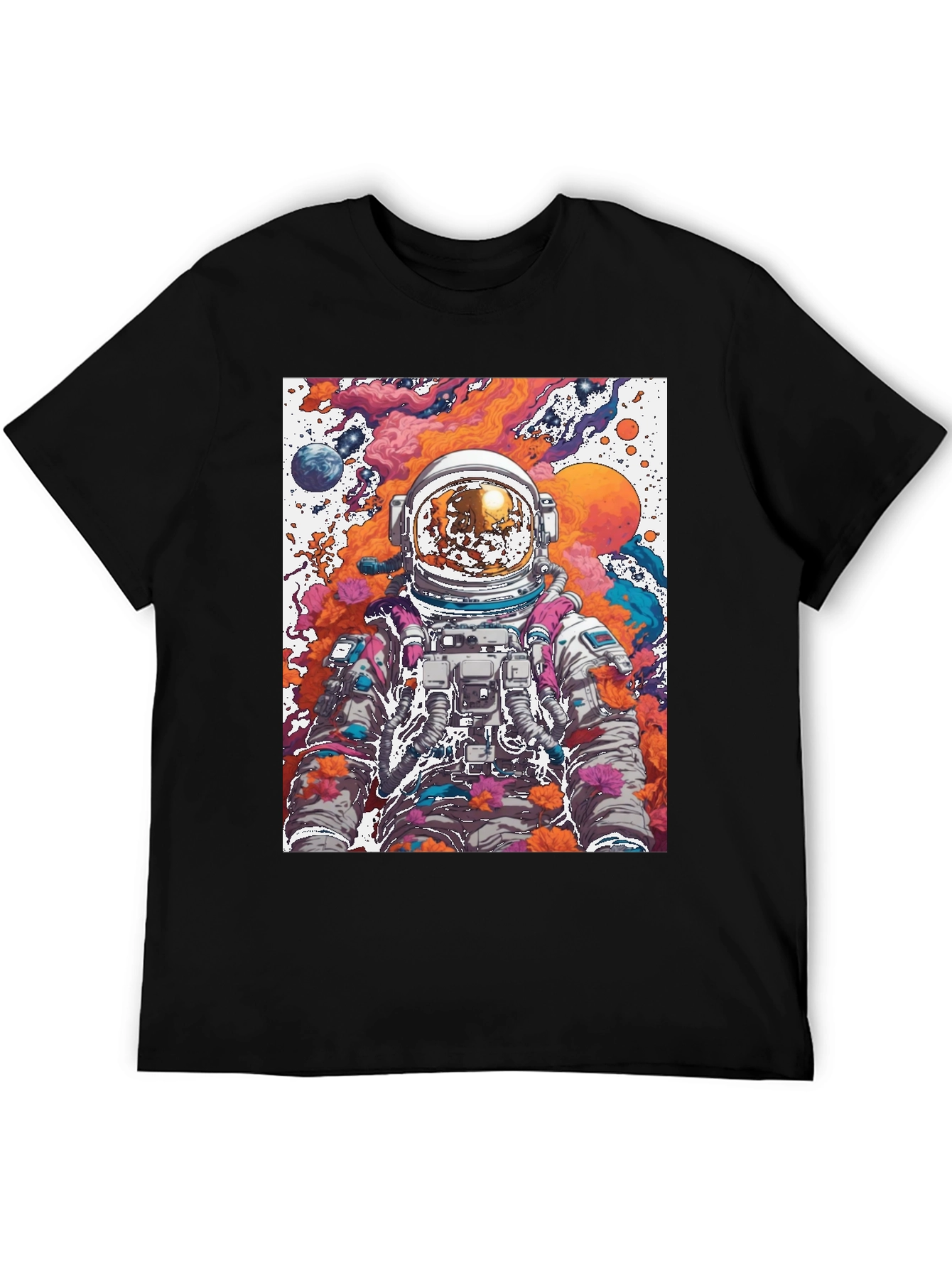 Astronaut Galaxy T-Shirt - Space Graphic Tee