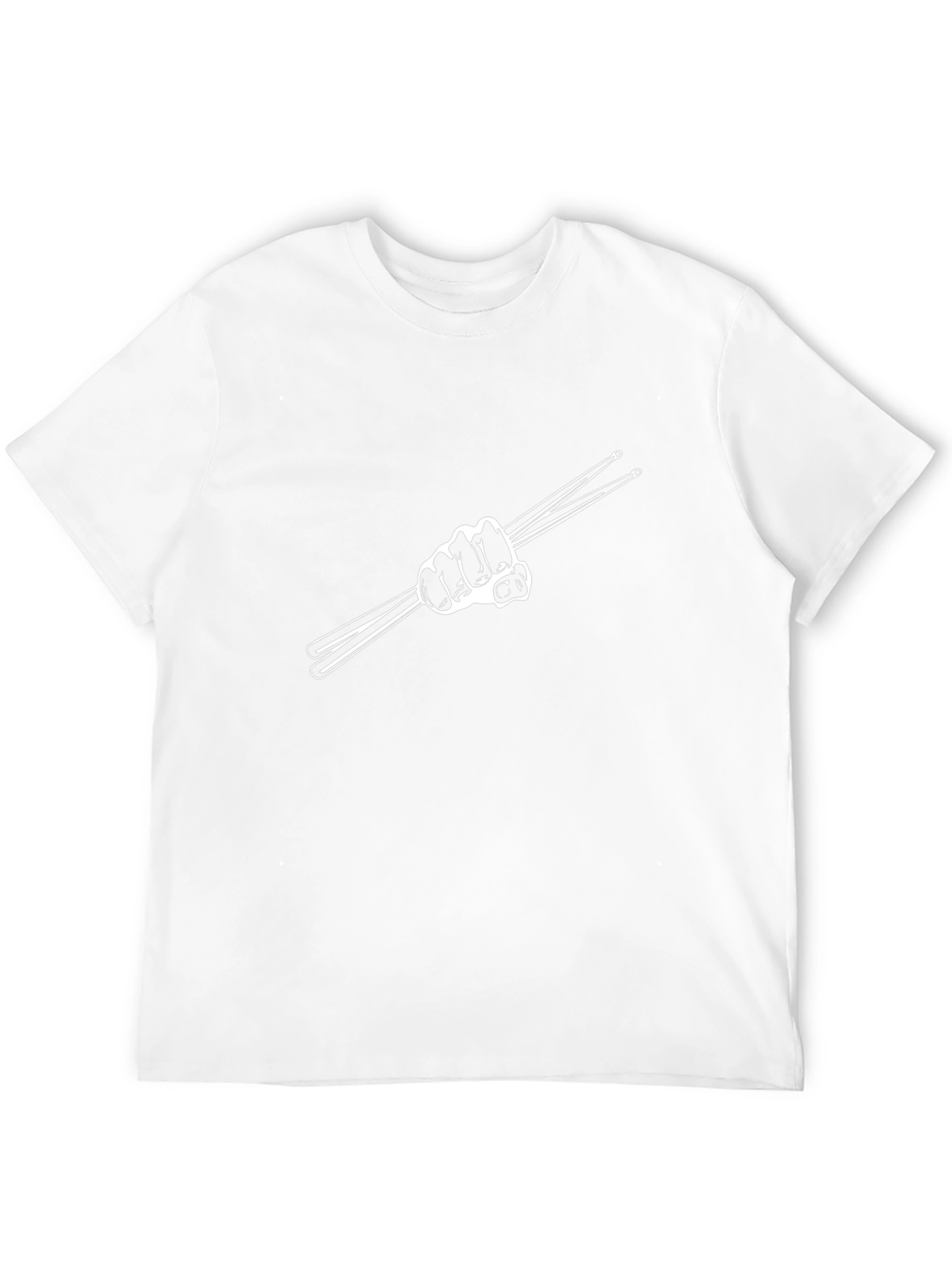 Drummers Fist Graphic Tee - Black Cotton Shirt