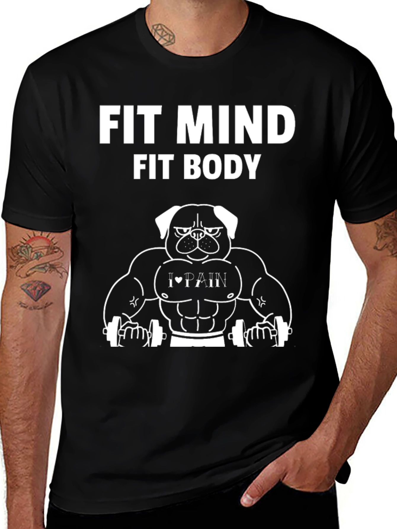 Fit Mind Fit Body Graphic Tee