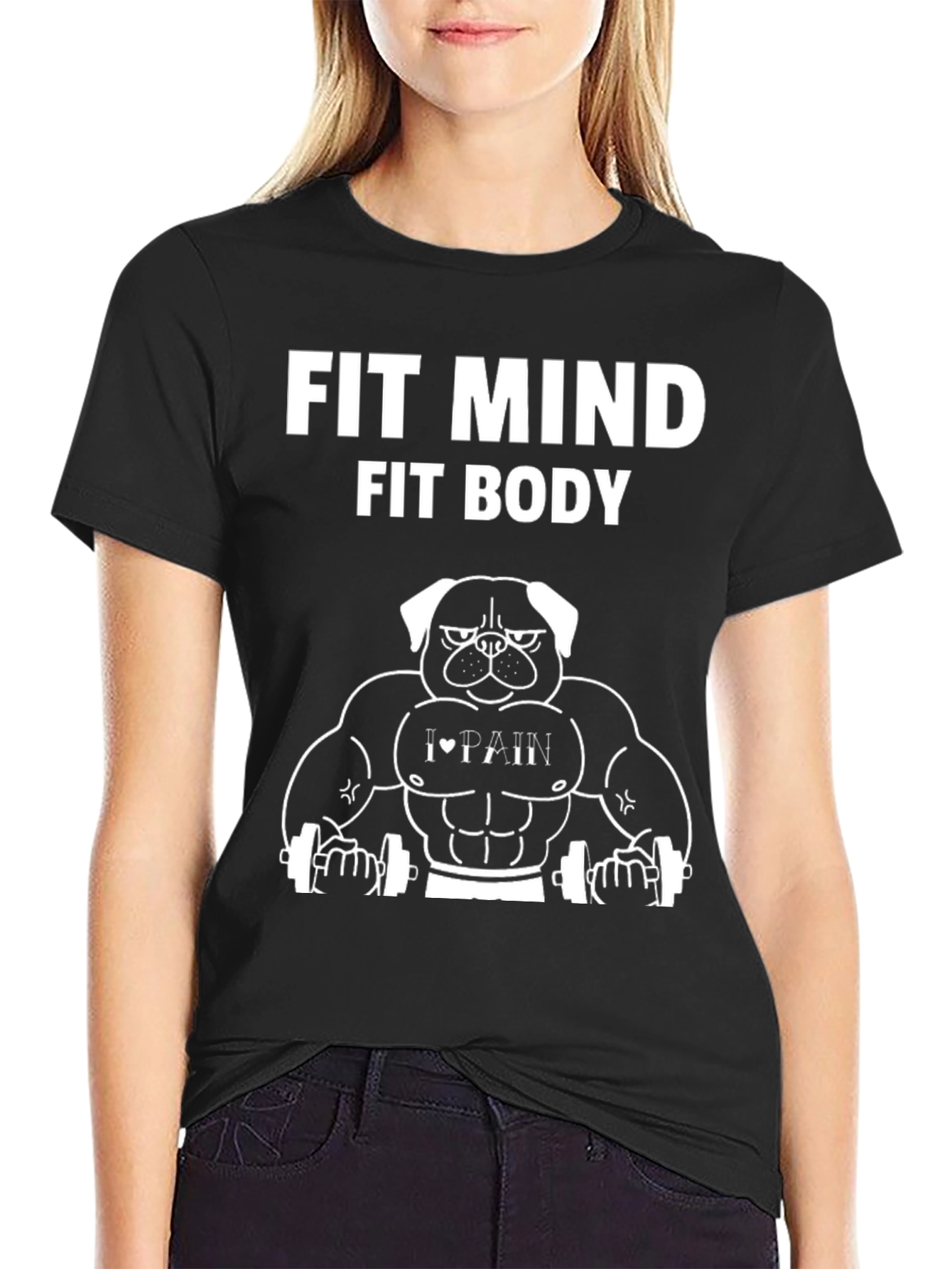 Fit Mind Fit Body Graphic Tee