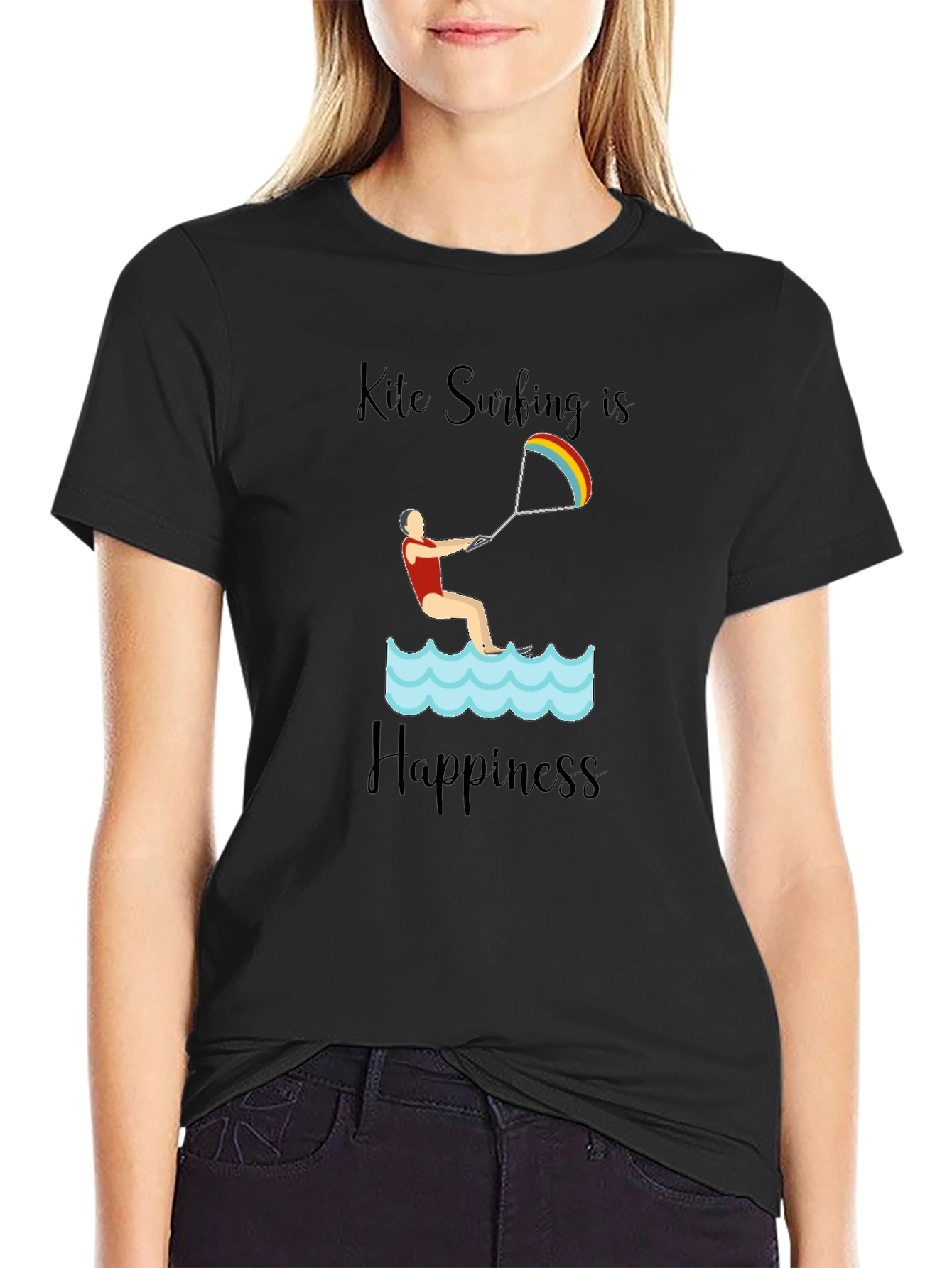 Kite Surfing Happiness Tee