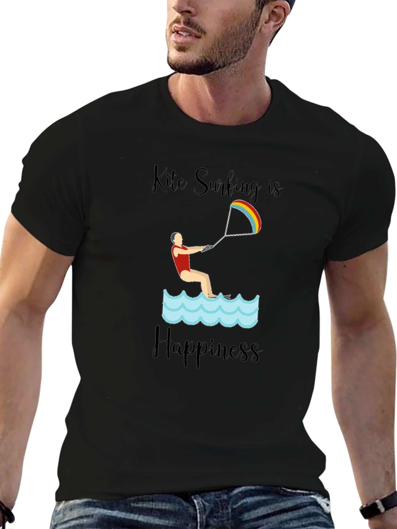 Kite Surfing Happiness Tee