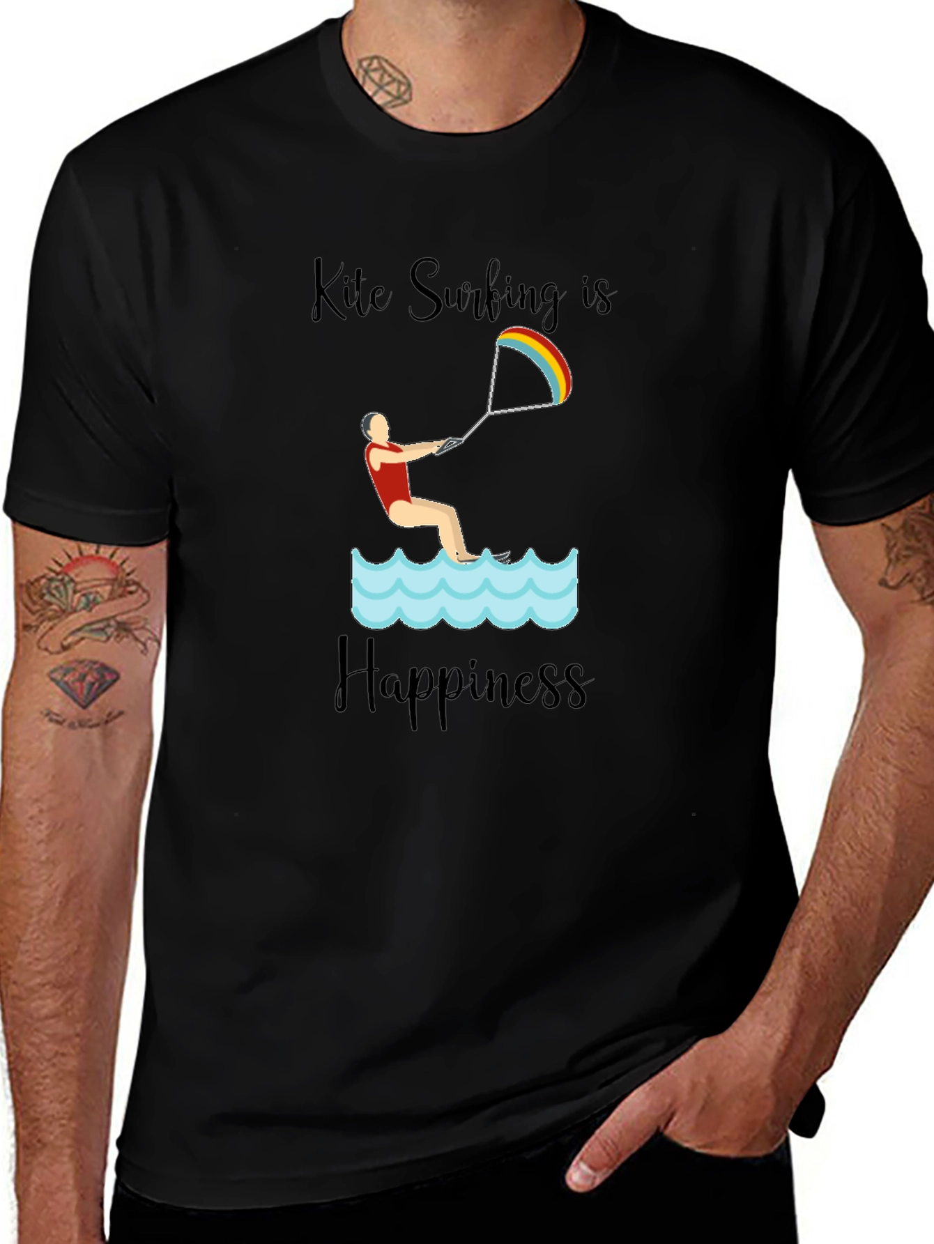 Kite Surfing Happiness Tee
