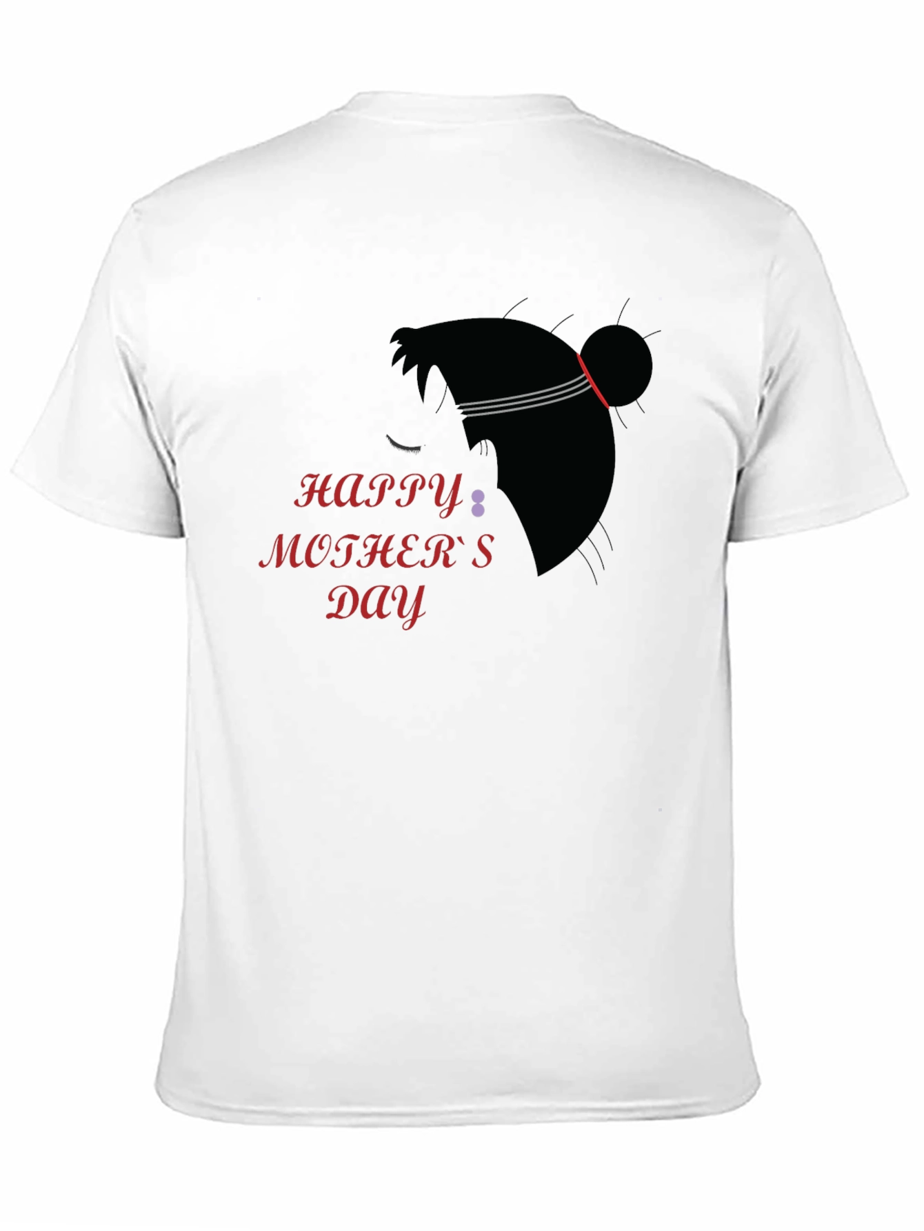 Happy Mothers Day Black T-Shirt