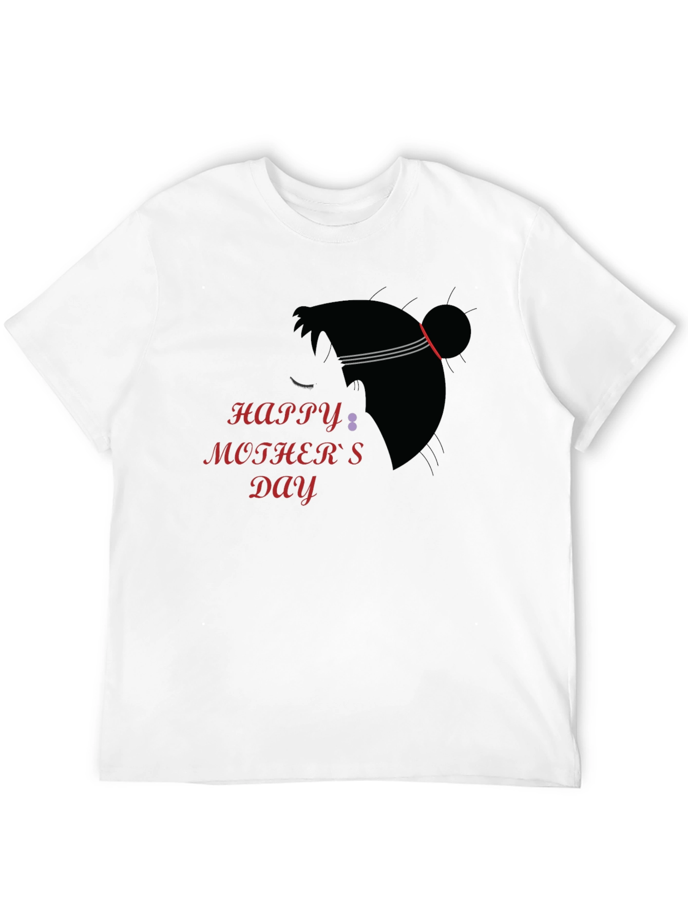 Happy Mothers Day Black T-Shirt