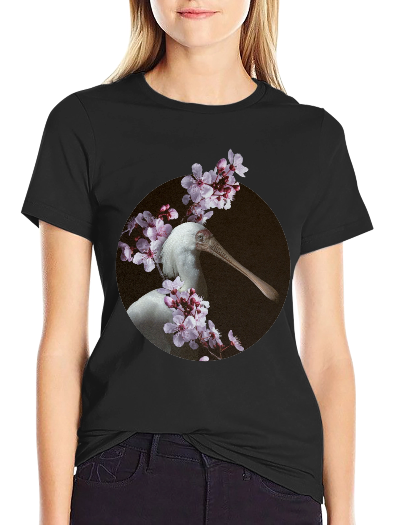 Bird and Blossom Graphic Tee