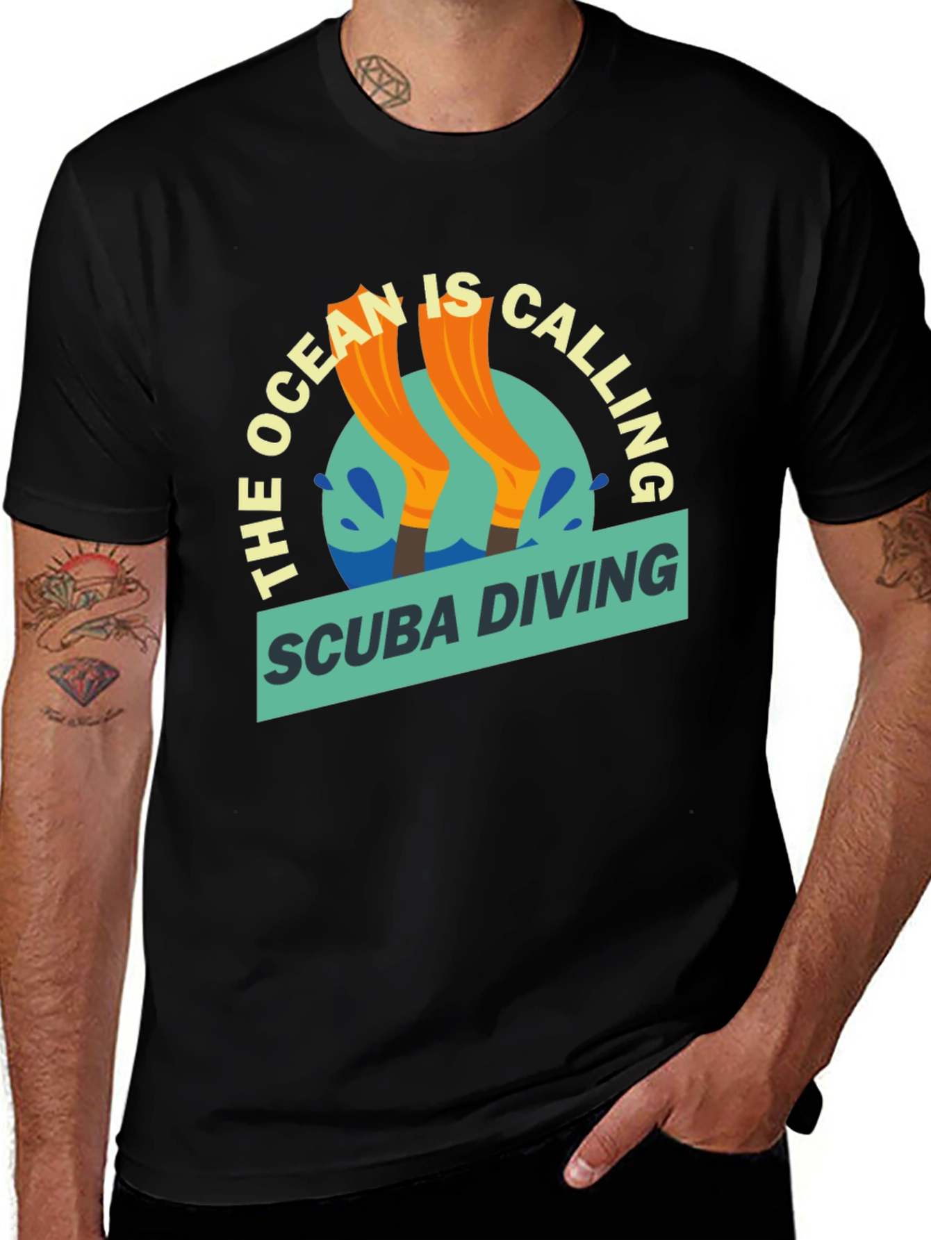 Scuba Diving Graphic Tee - Ocean Lover T-Shirt