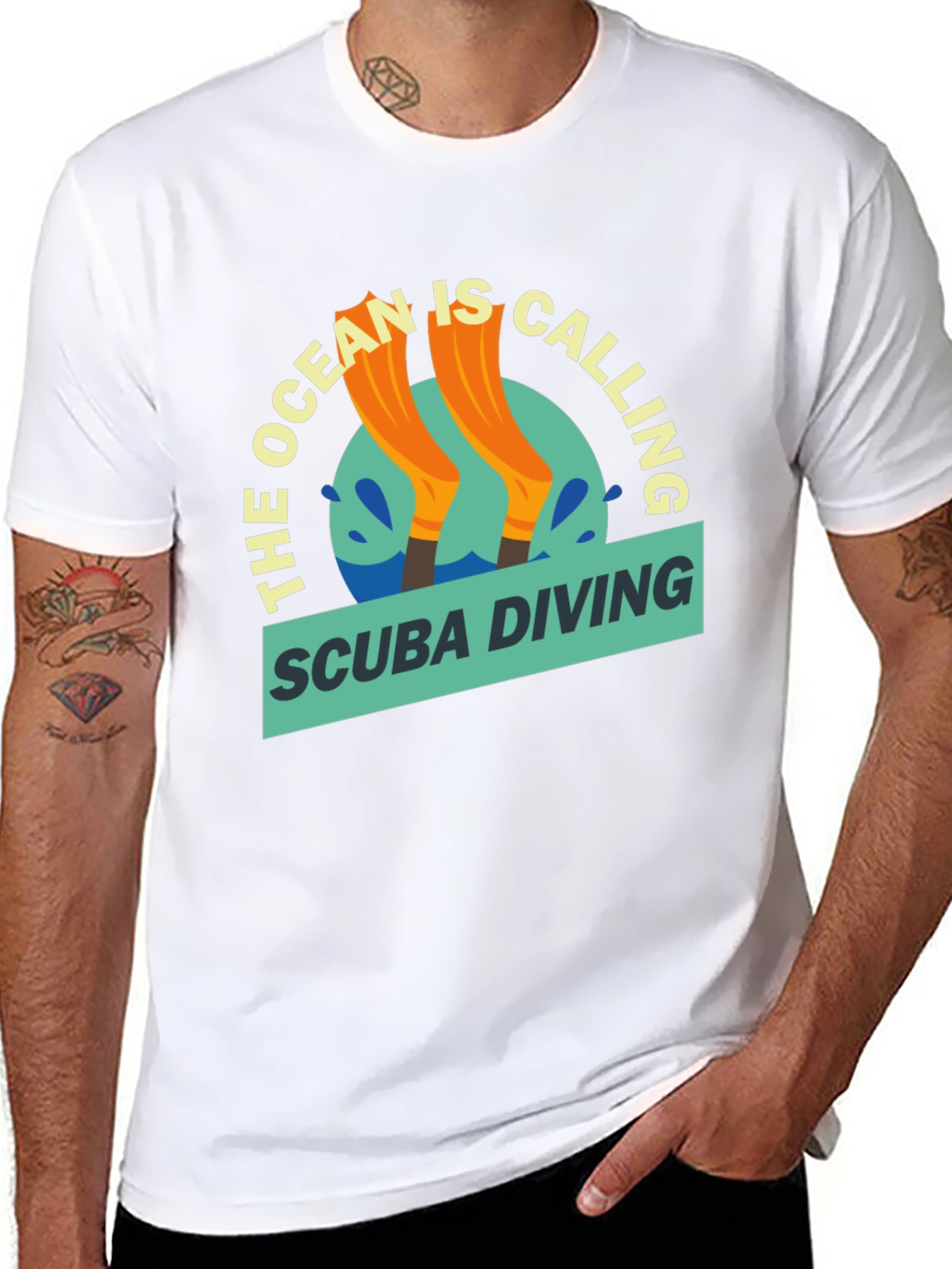 Scuba Diving Graphic Tee - Ocean Lover T-Shirt