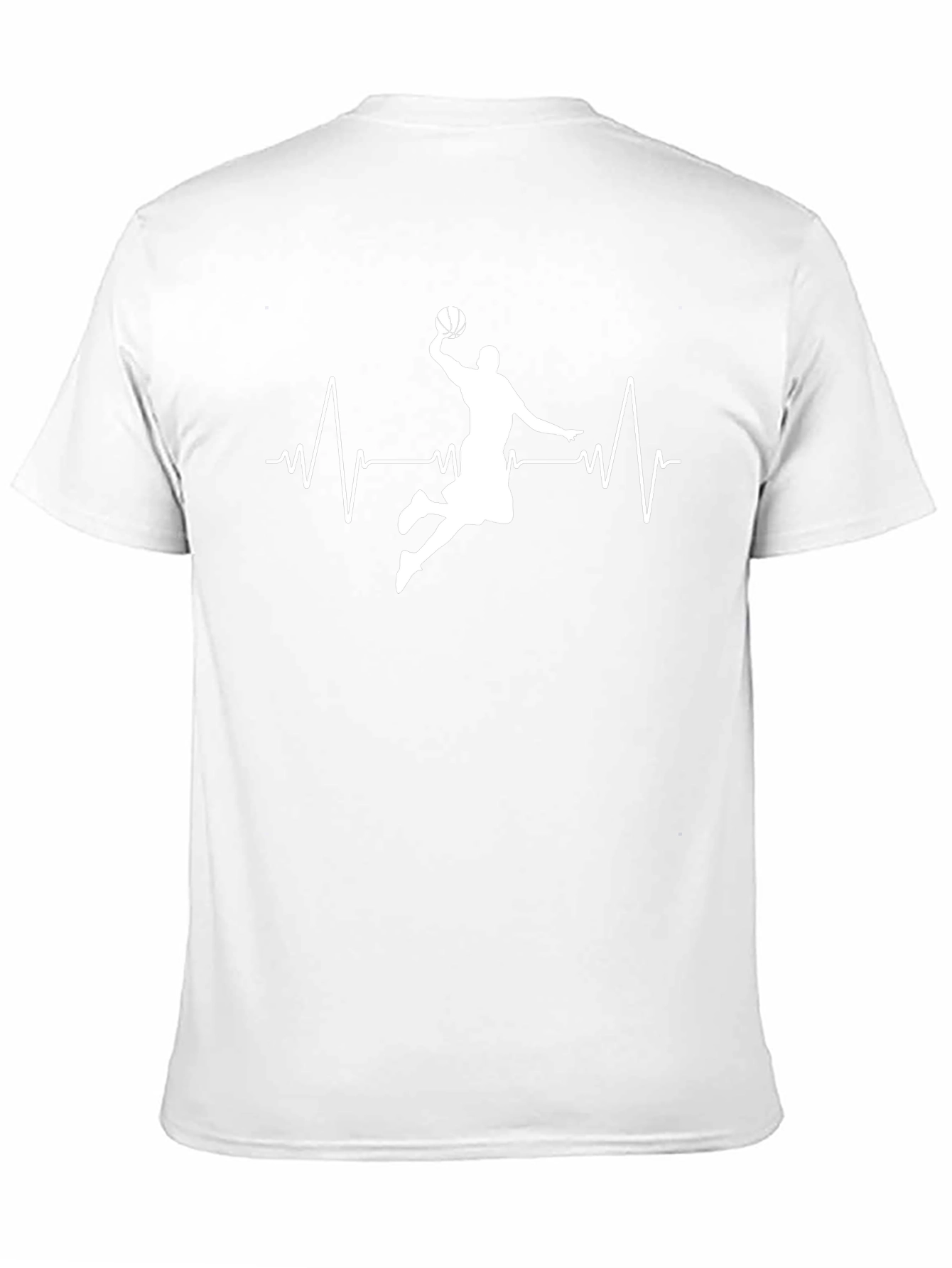 Basketball Heartbeat Graphic T-Shirt