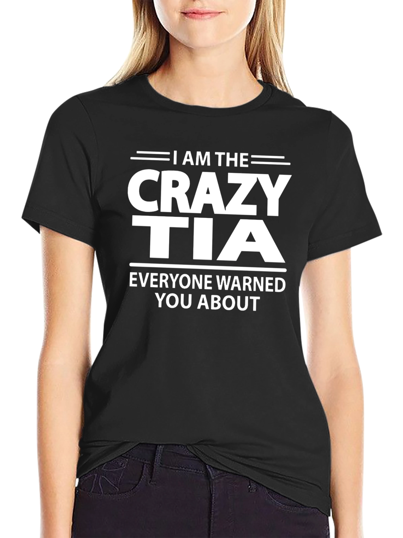 Crazy Tia T-Shirt - Fun Novelty Gift