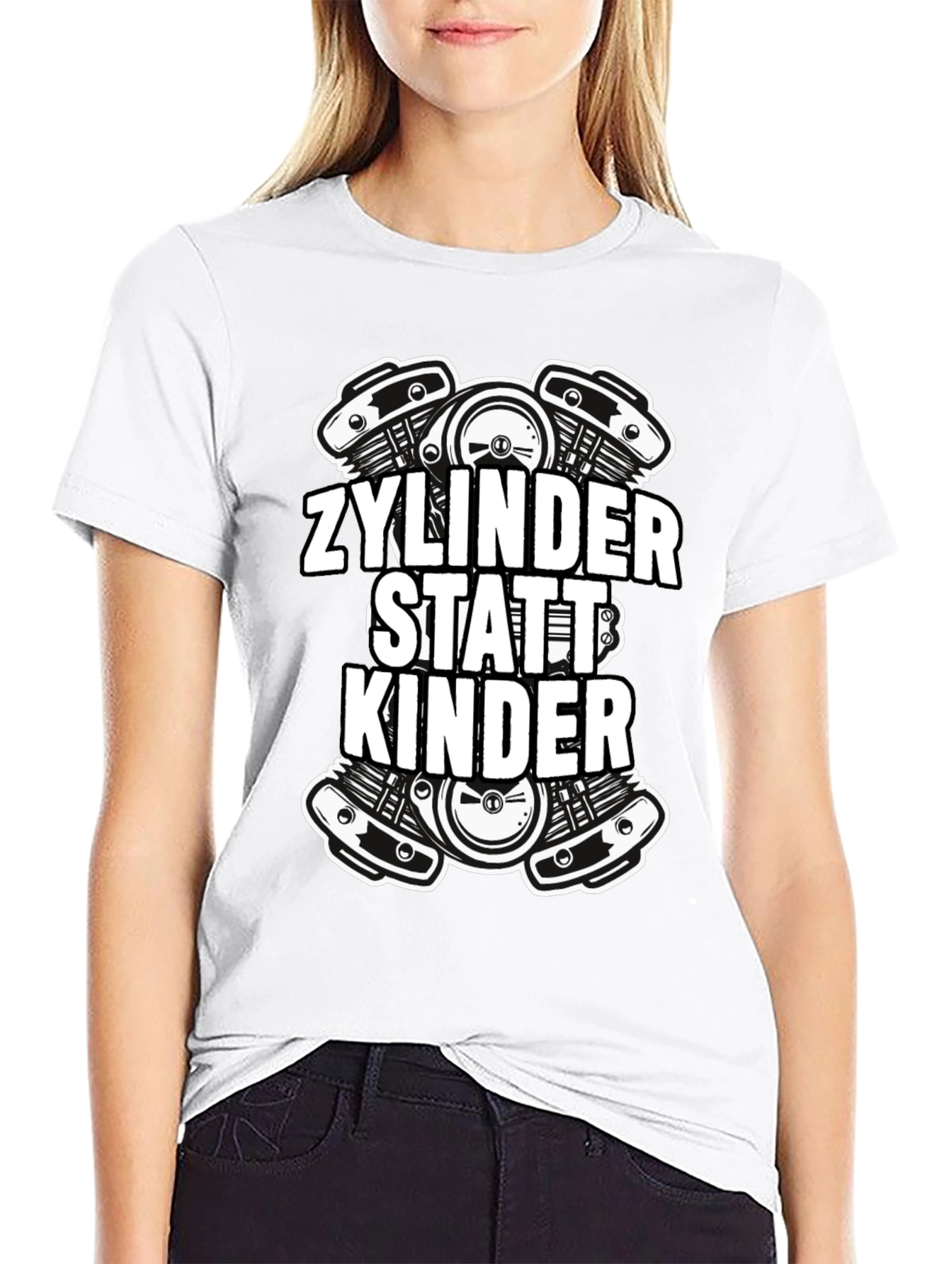 Zylinder Statt Kinder Graphic Tee