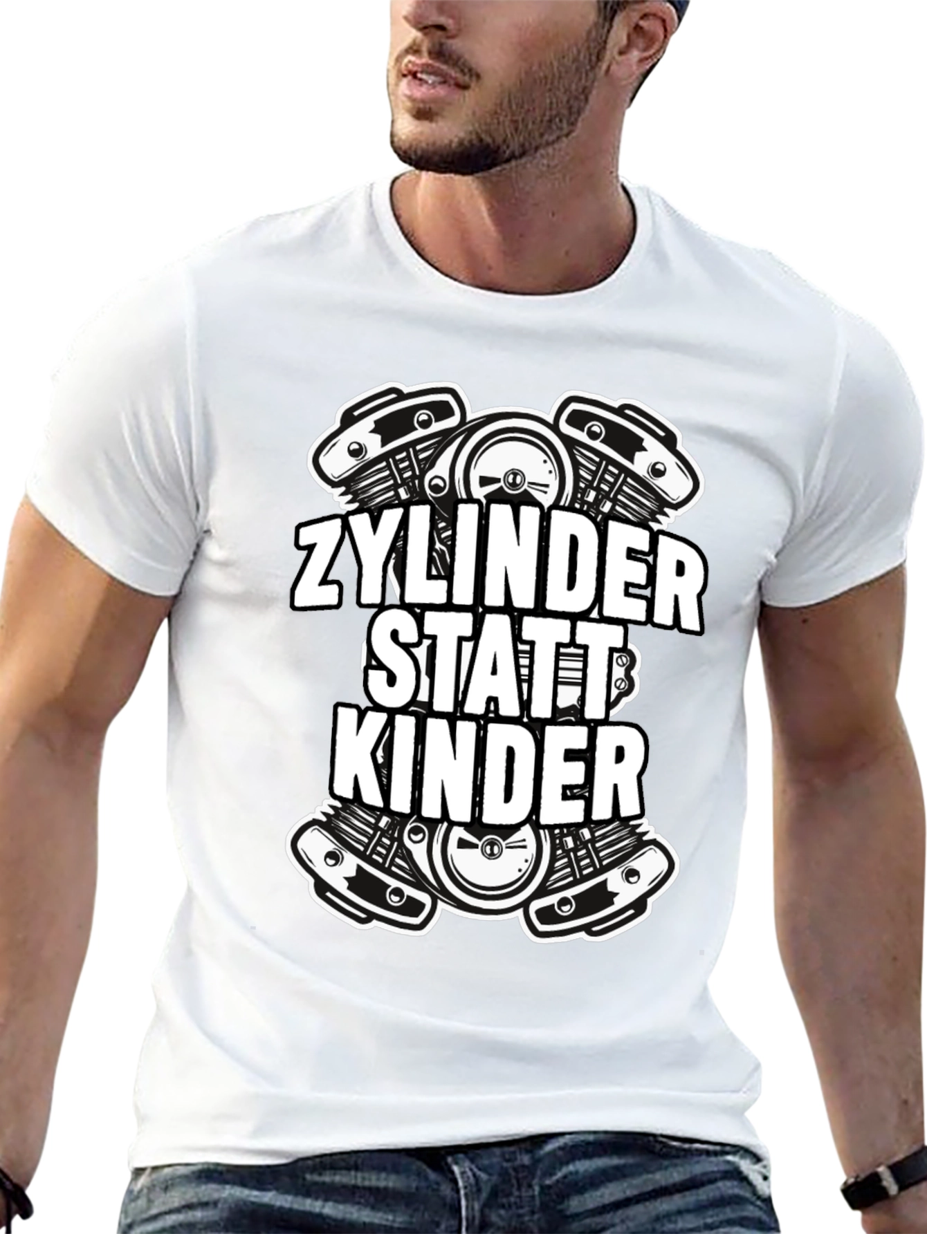 Zylinder Statt Kinder Graphic Tee