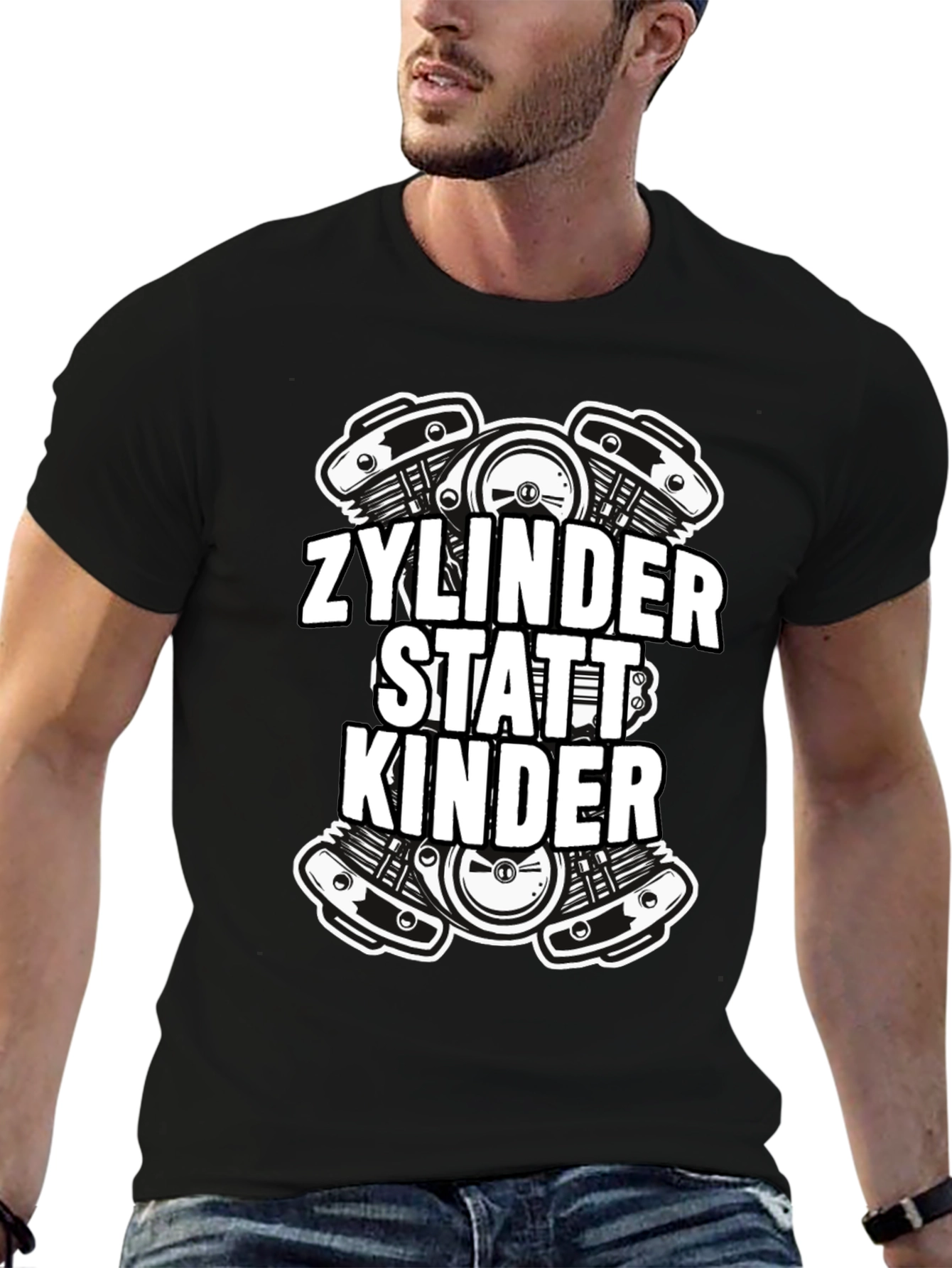 Zylinder Statt Kinder Graphic Tee