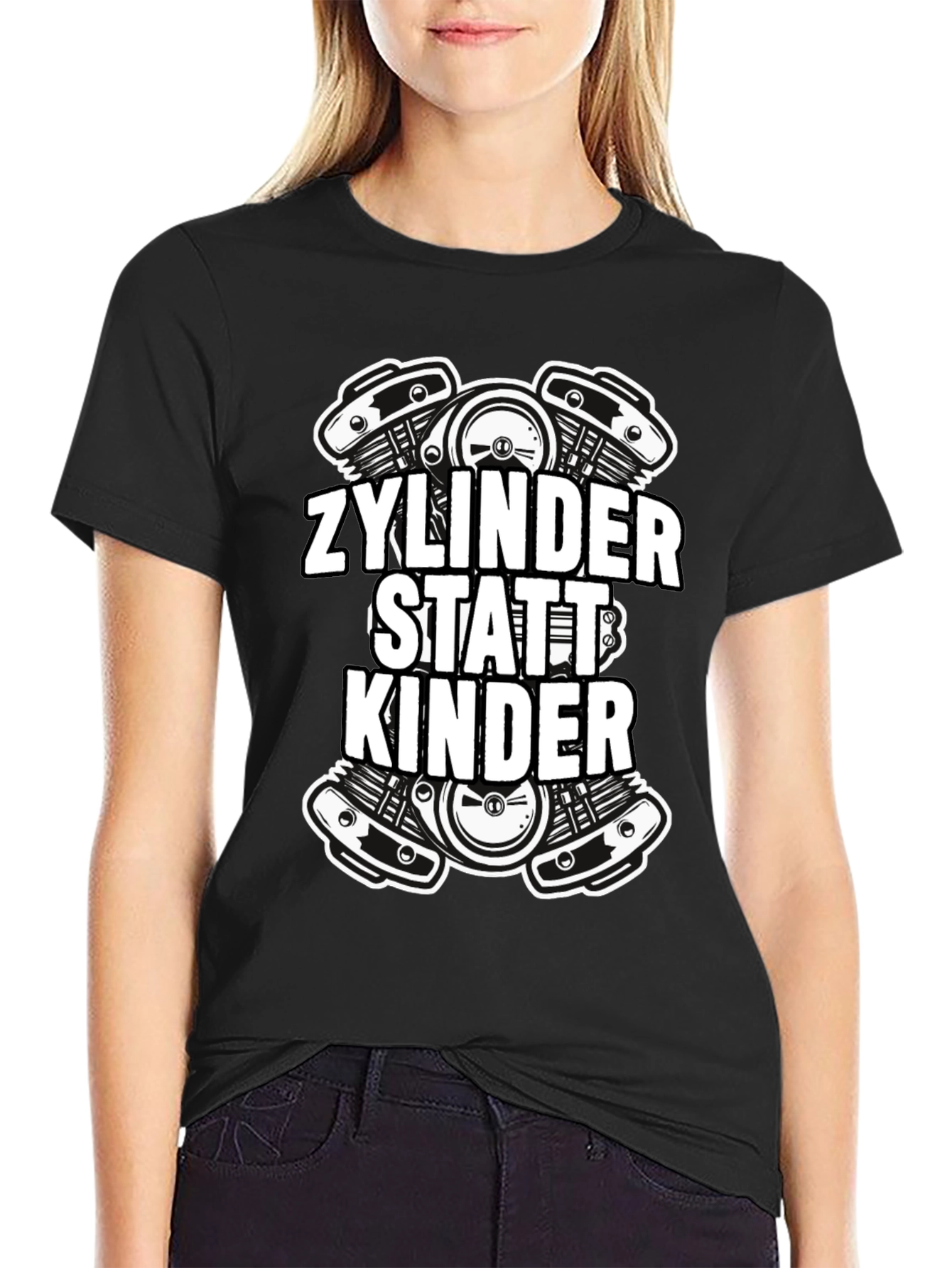 Zylinder Statt Kinder Graphic Tee