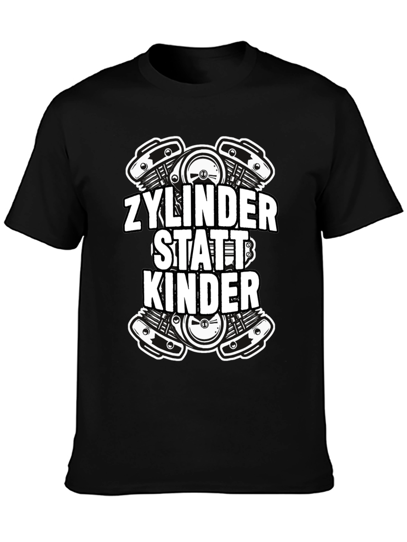 Zylinder Statt Kinder Graphic Tee