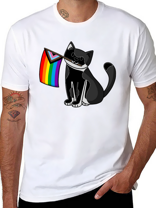 Pride Cat T-Shirt - LGBTQ+ Ally Tee