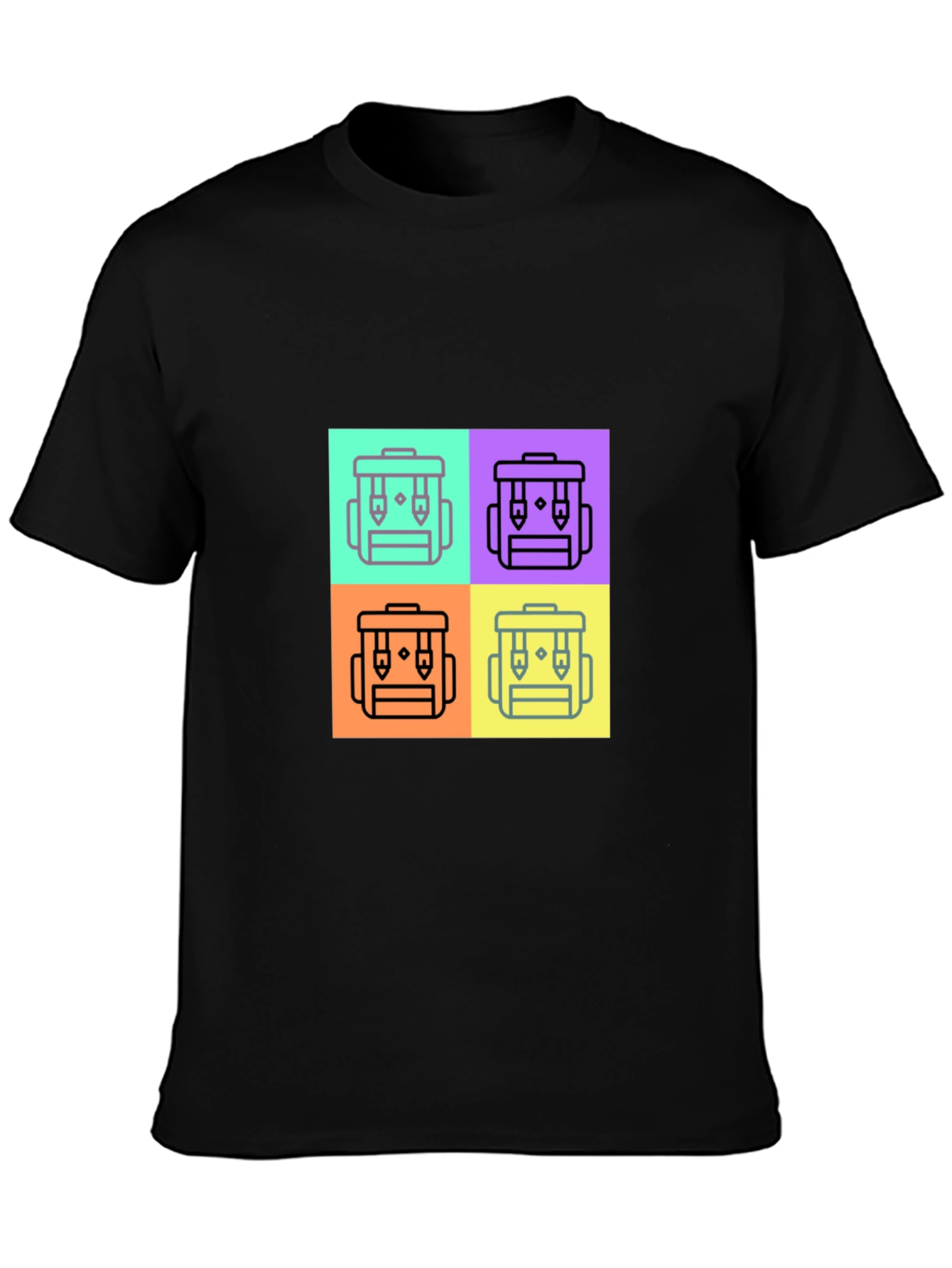 Funky Backpack Icon T-Shirt