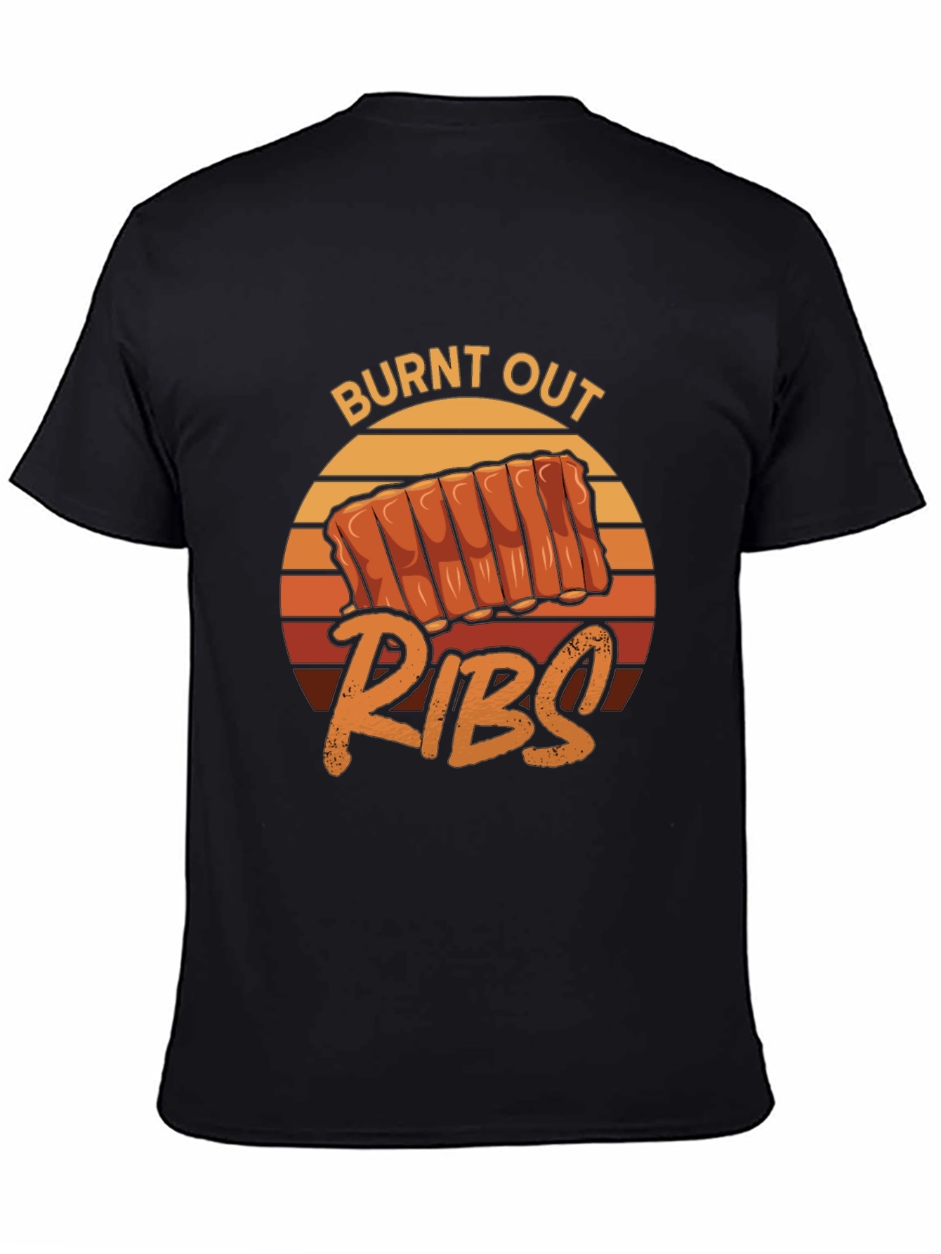 Burnt Out Ribs T-Shirt - BBQ Lovers Tee