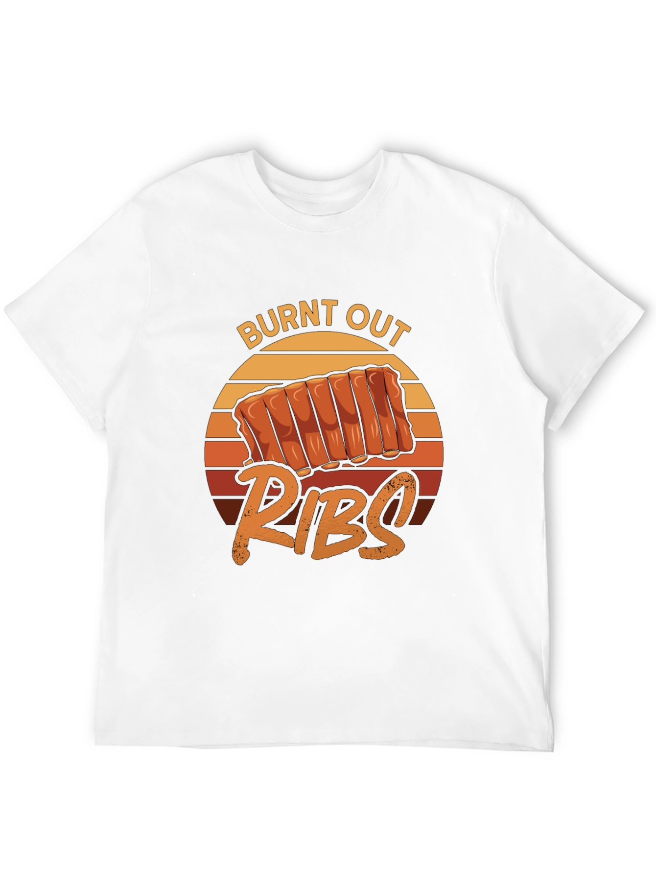 Burnt Out Ribs T-Shirt - BBQ Lovers Tee