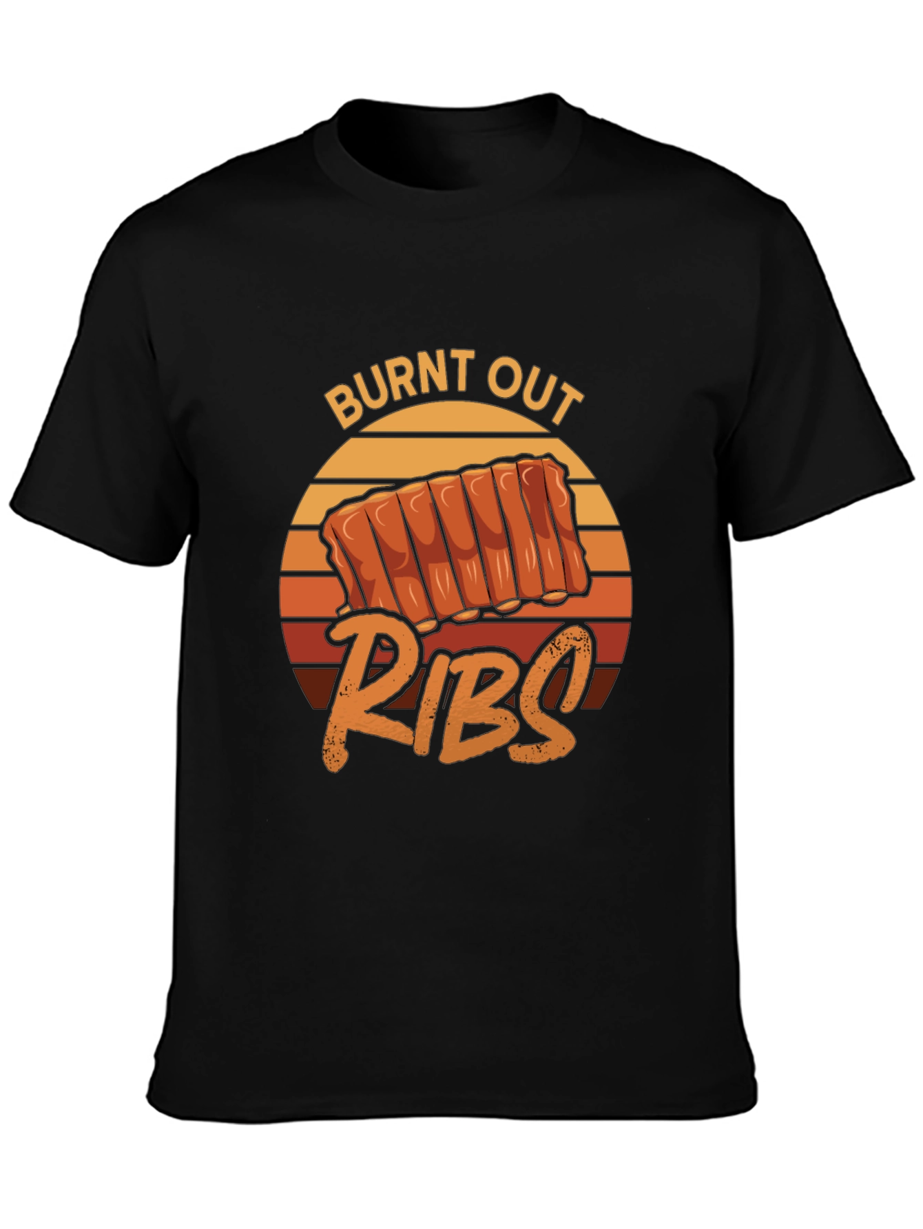 Burnt Out Ribs T-Shirt - BBQ Lovers Tee